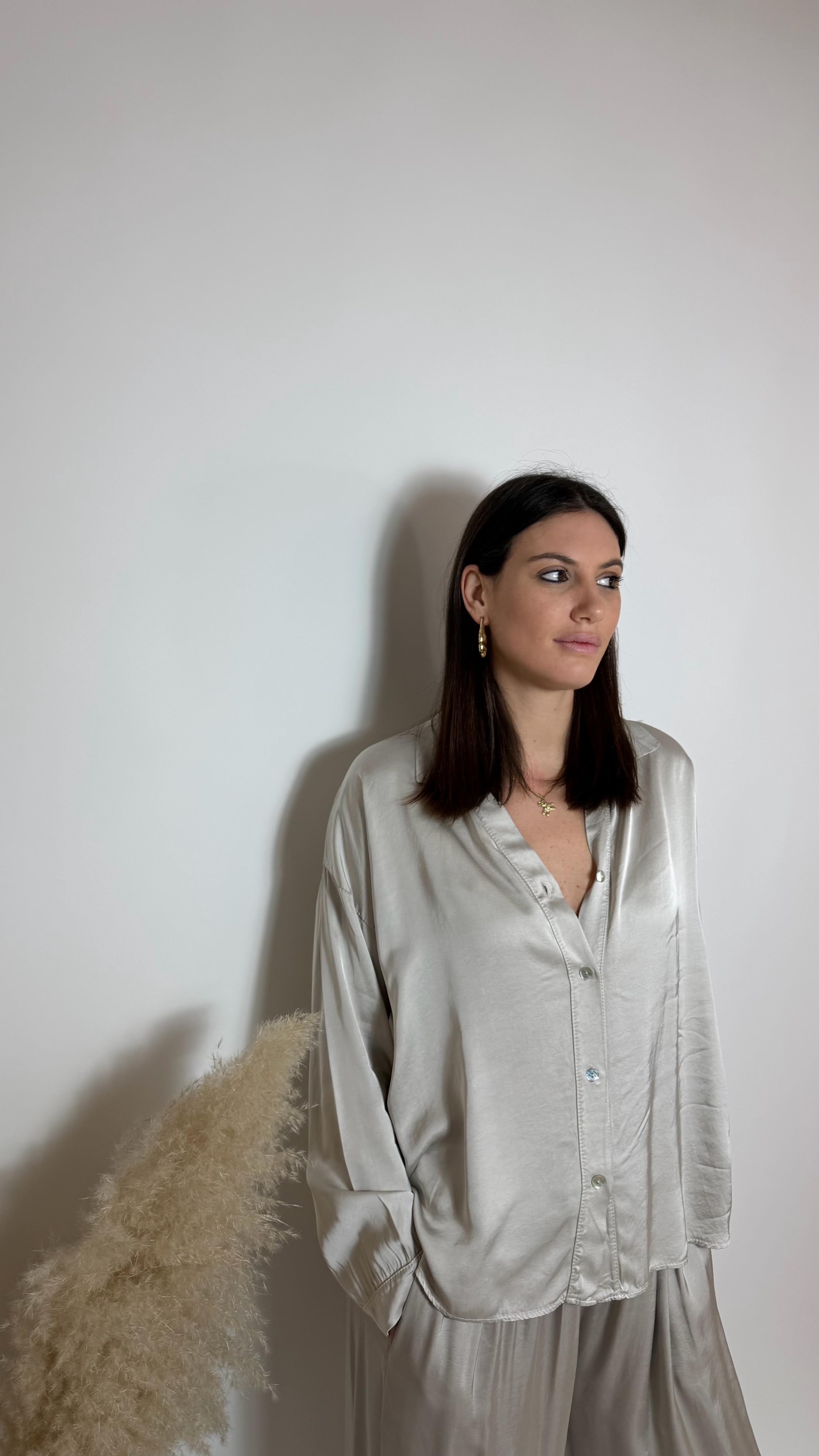 Mix & Match Set - Raso Di Viscosa - Sabbia