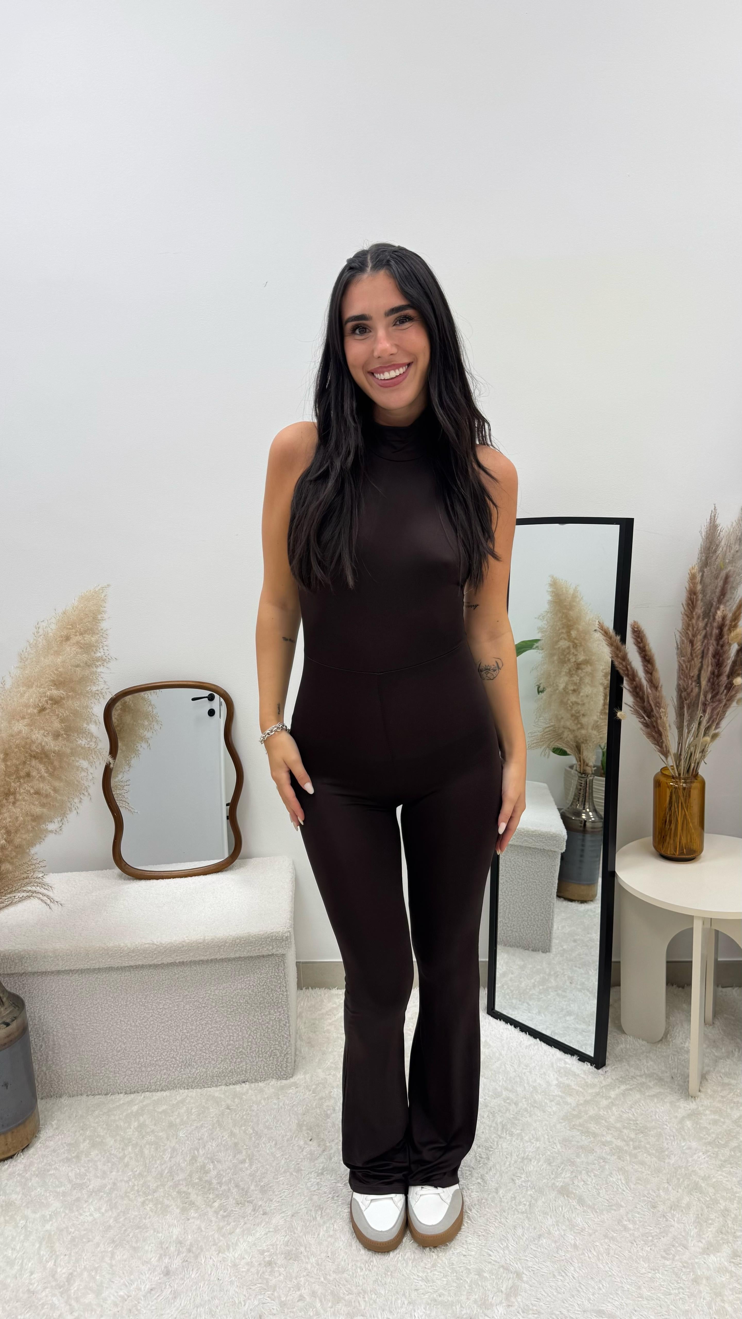 Tuta Elegance Lycra Stretch Choco
