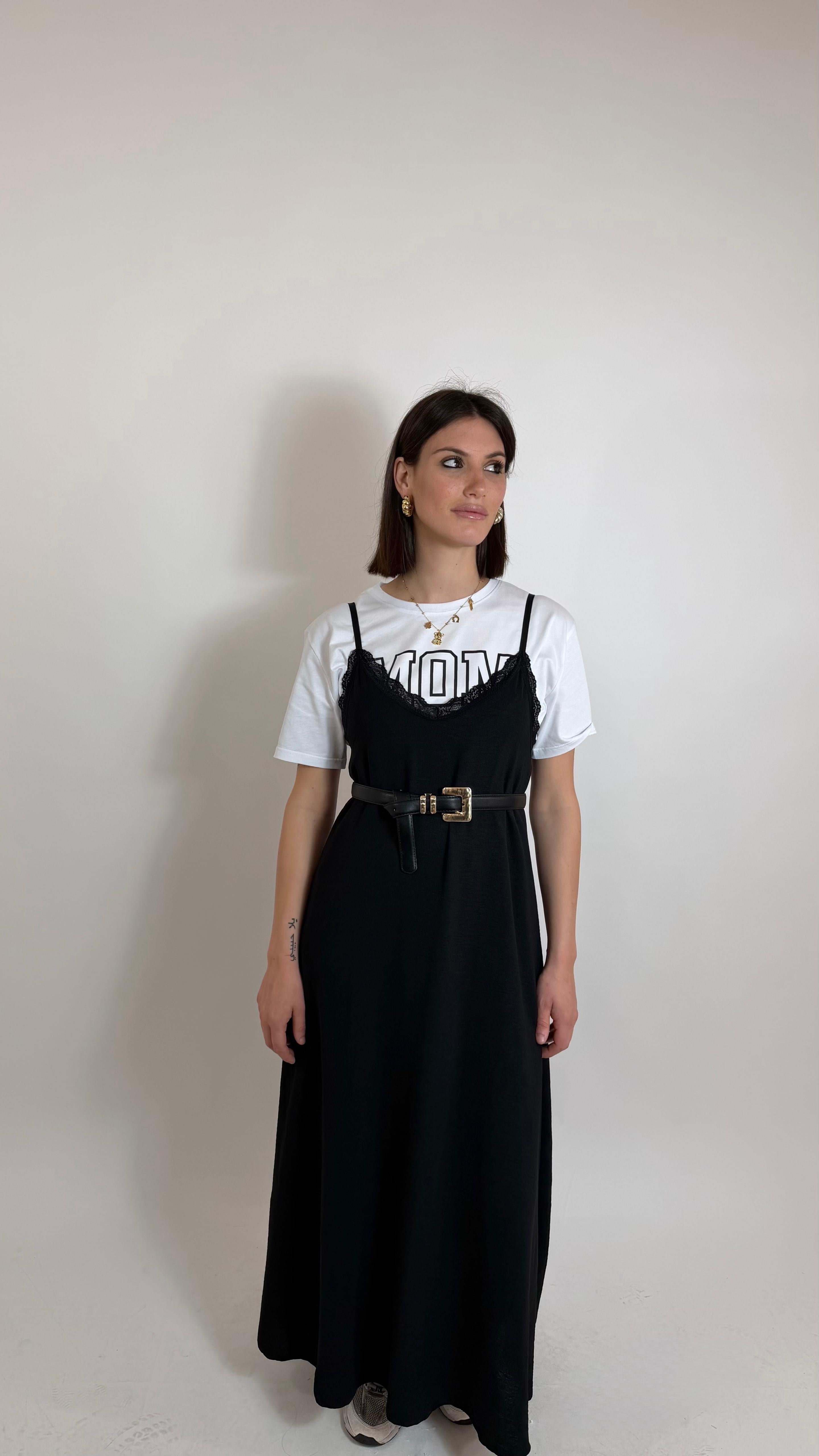 Slip Dress Nero