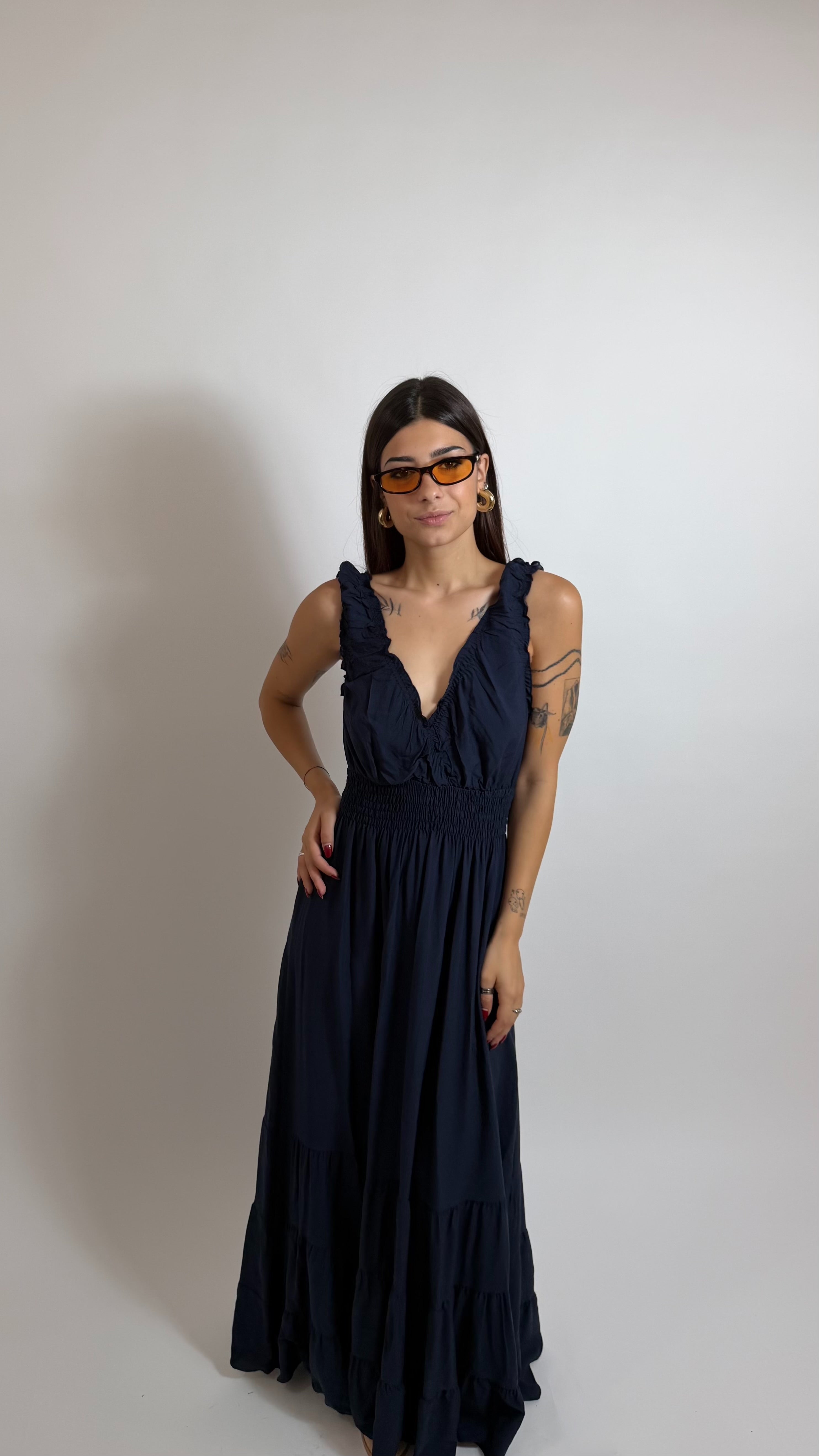 Abito Romance Blu Notte