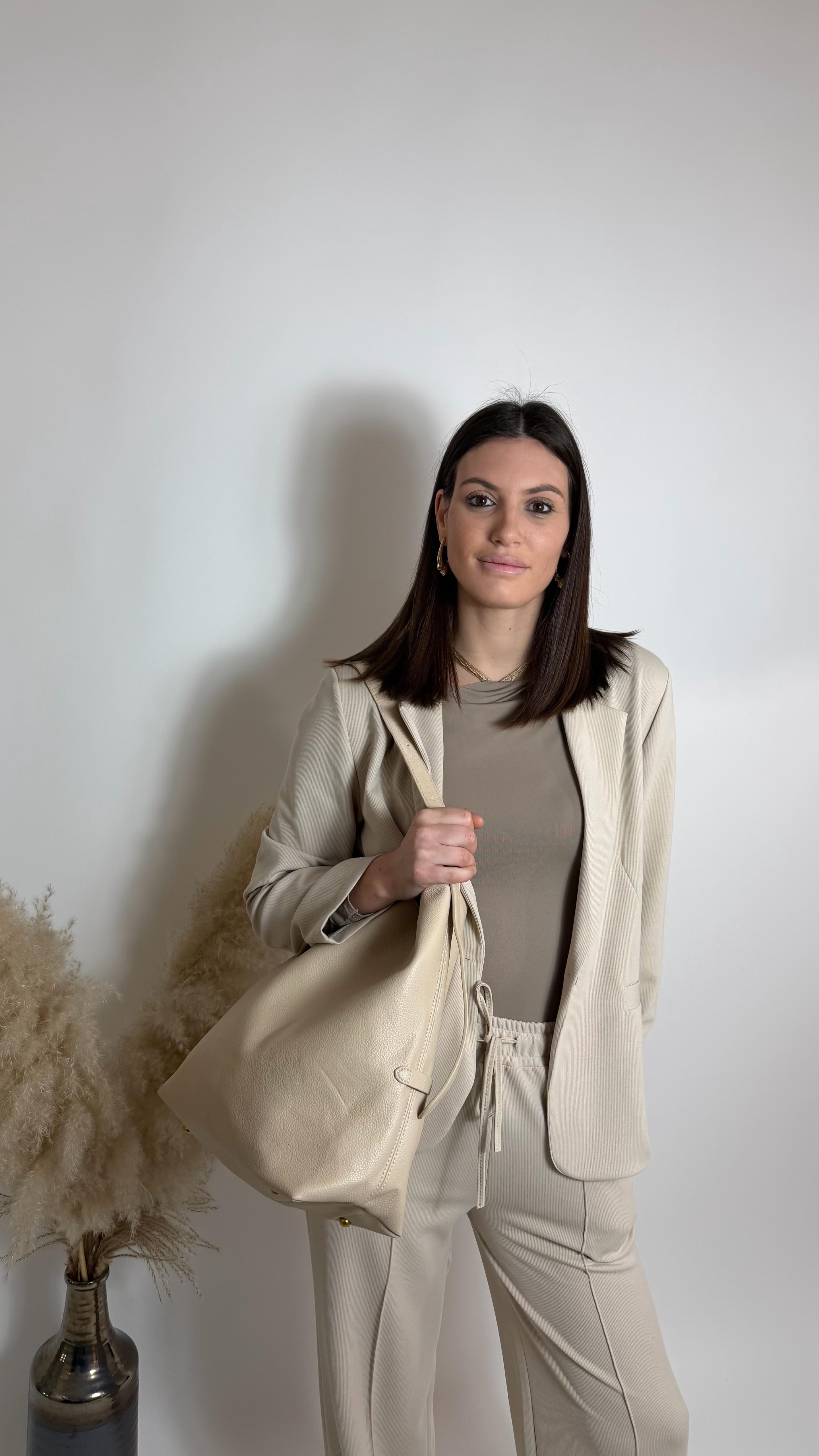 Coordinato Daily Rib Nude