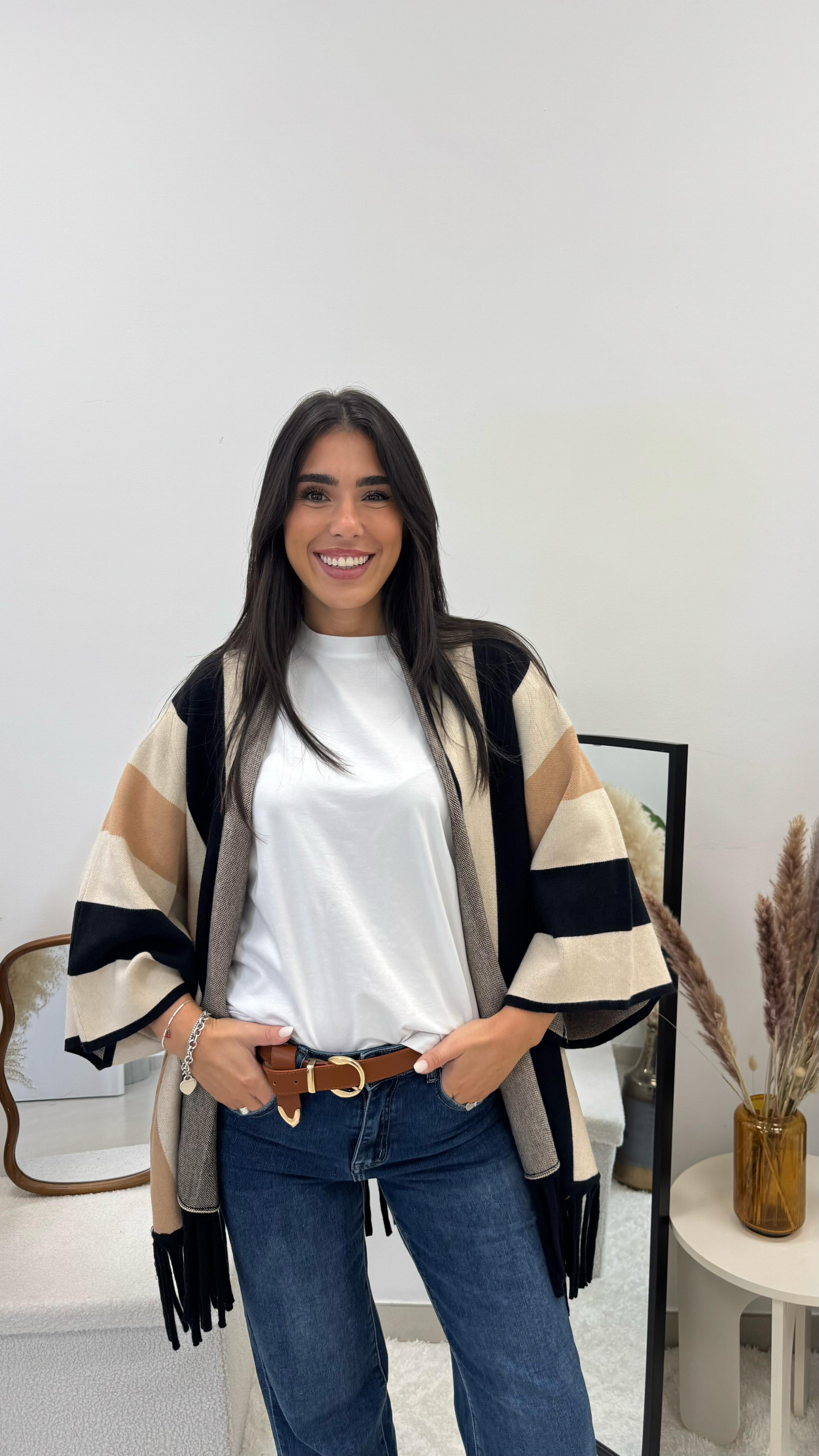 Cardigan Manica Campana Camel Nuance