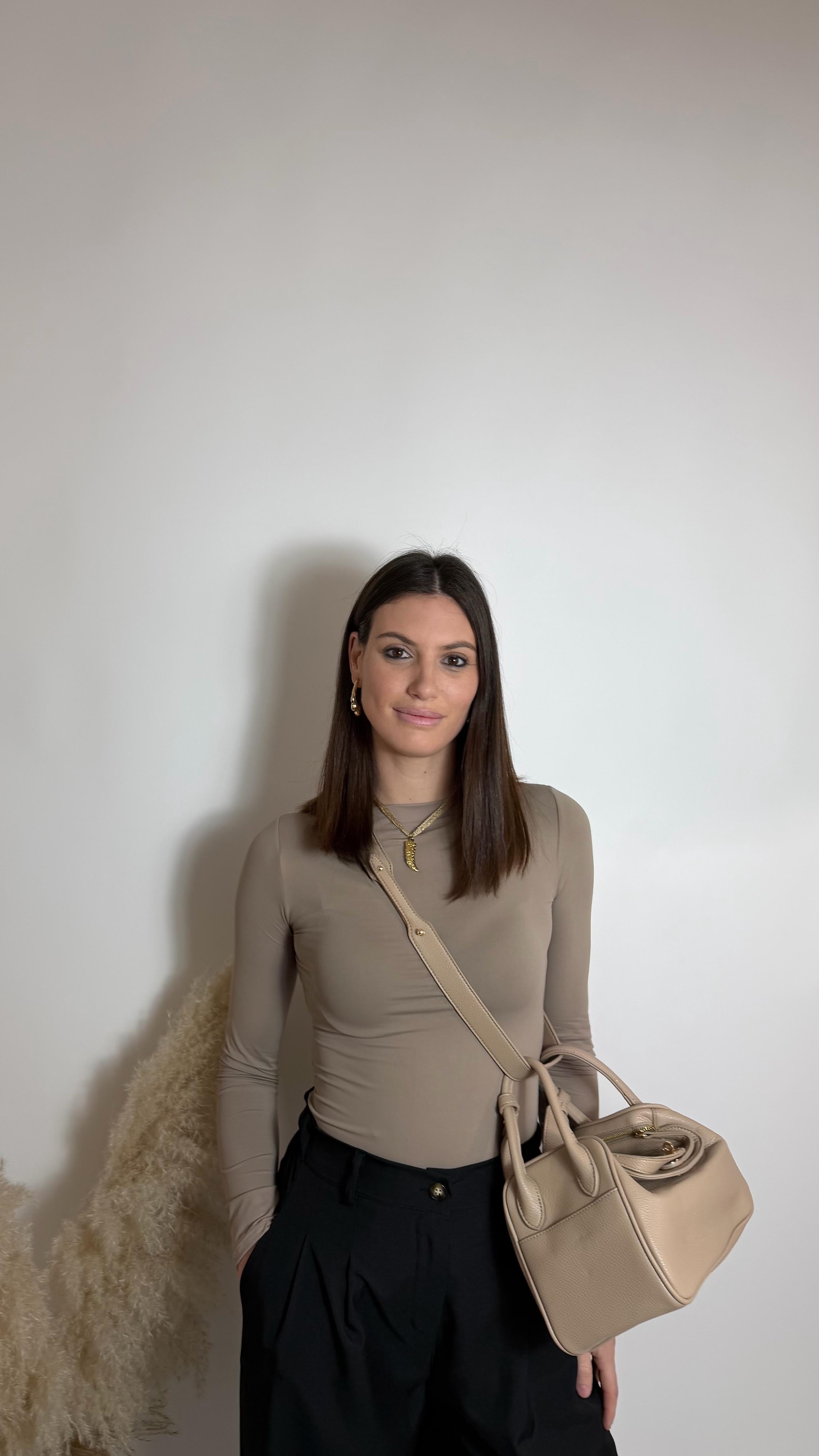 Pantalone Relax Gamba Ampia - Nero