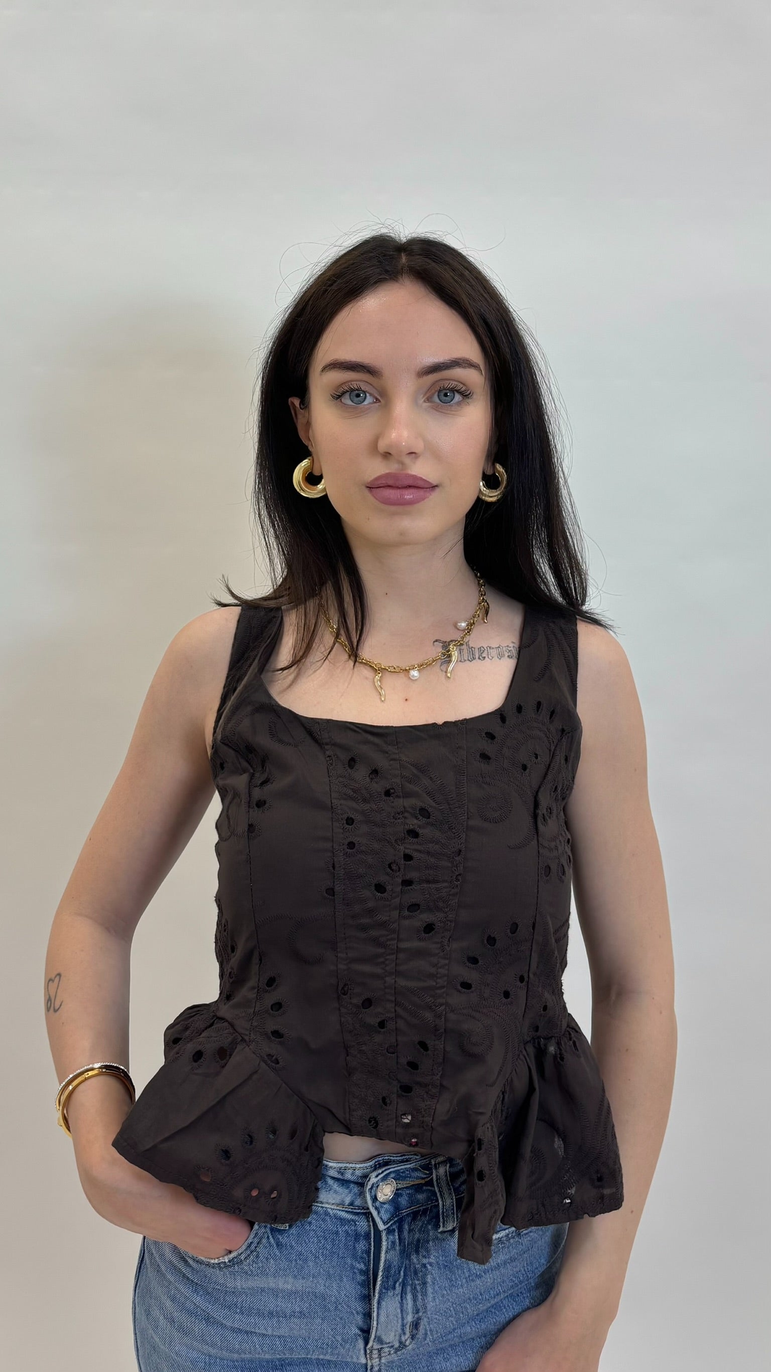 Corset Bon Bon Sangallo Moka