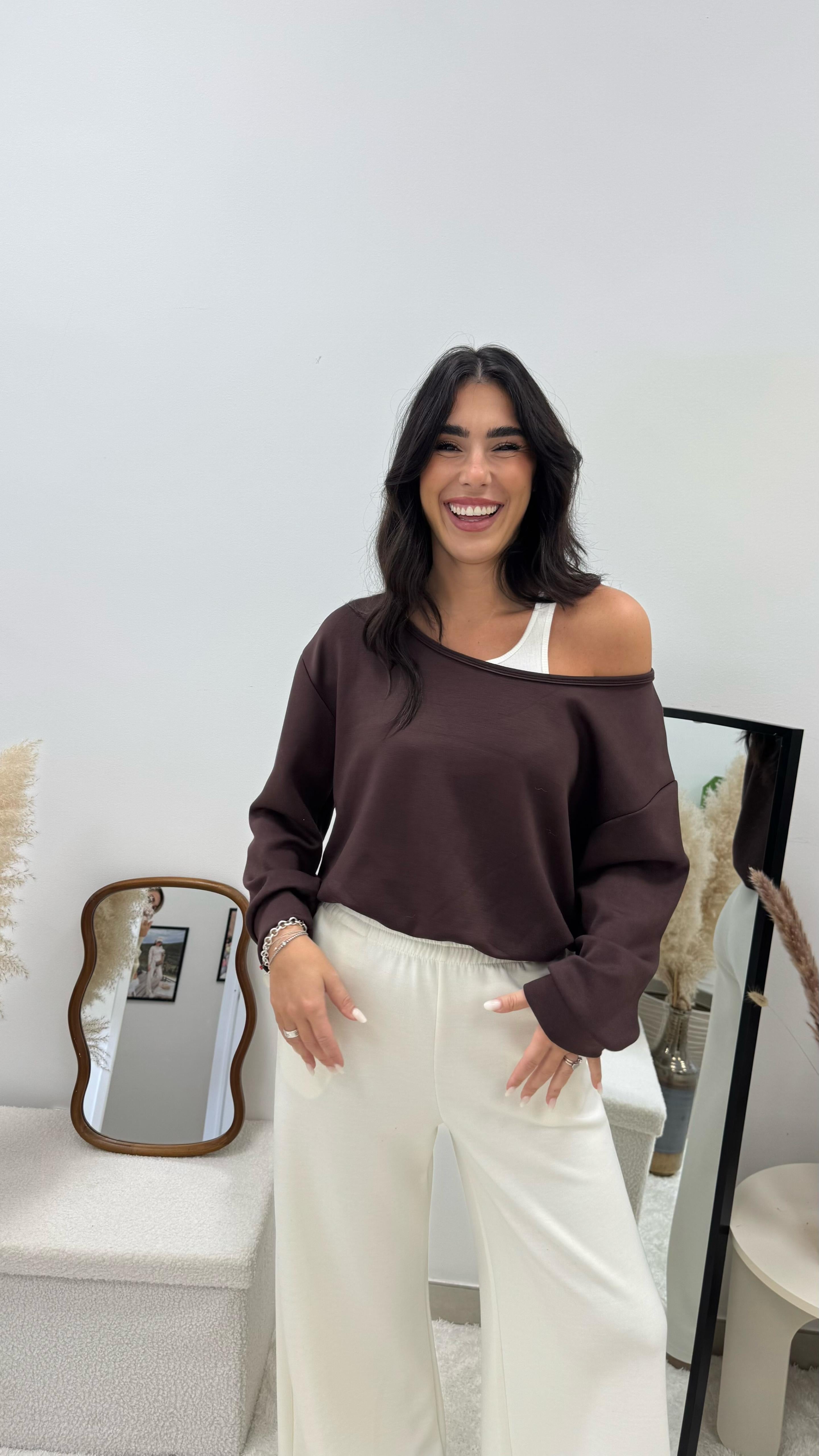 Maglia Canotta Cucita