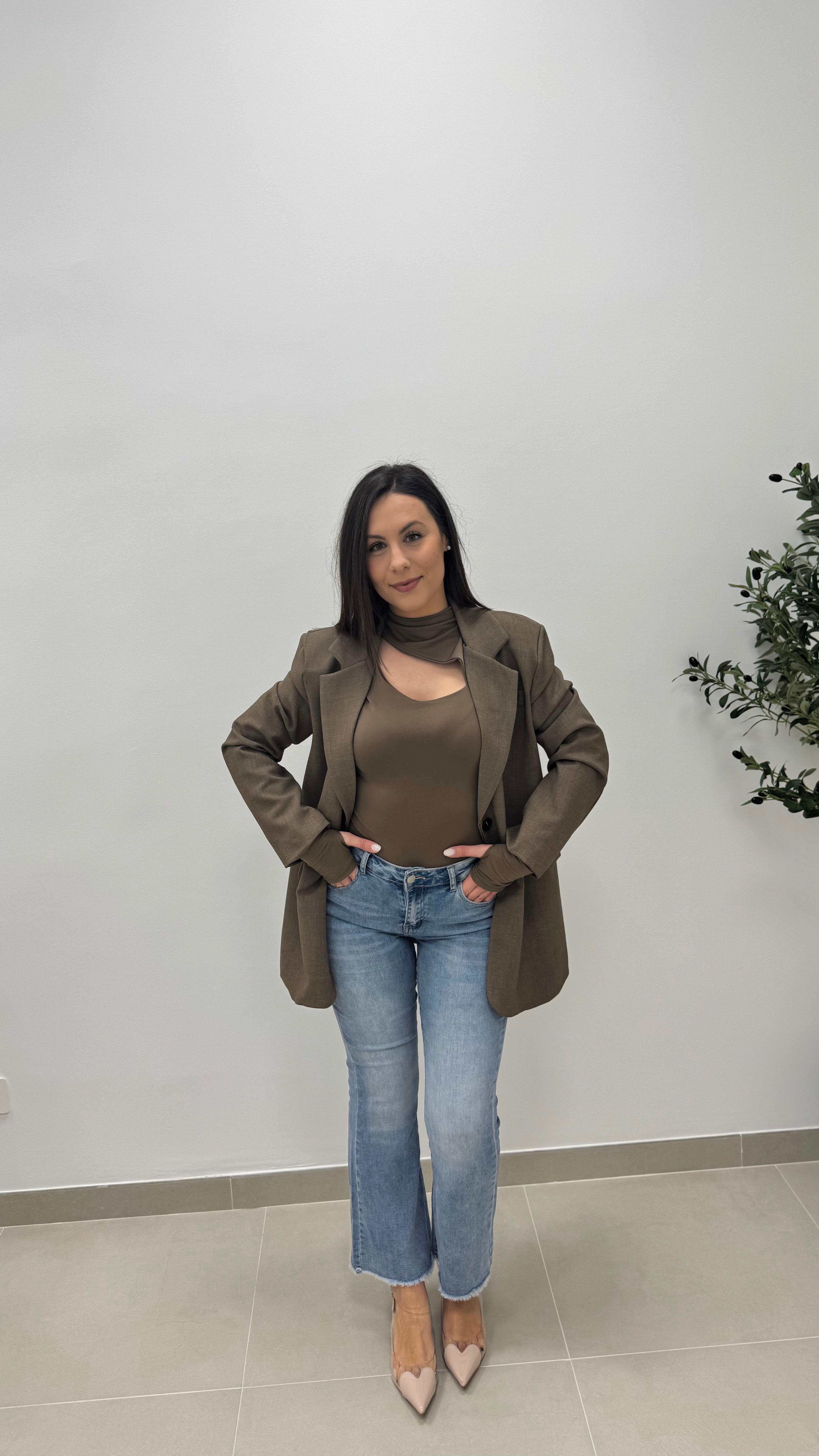 Maglia Stretch cioccolato