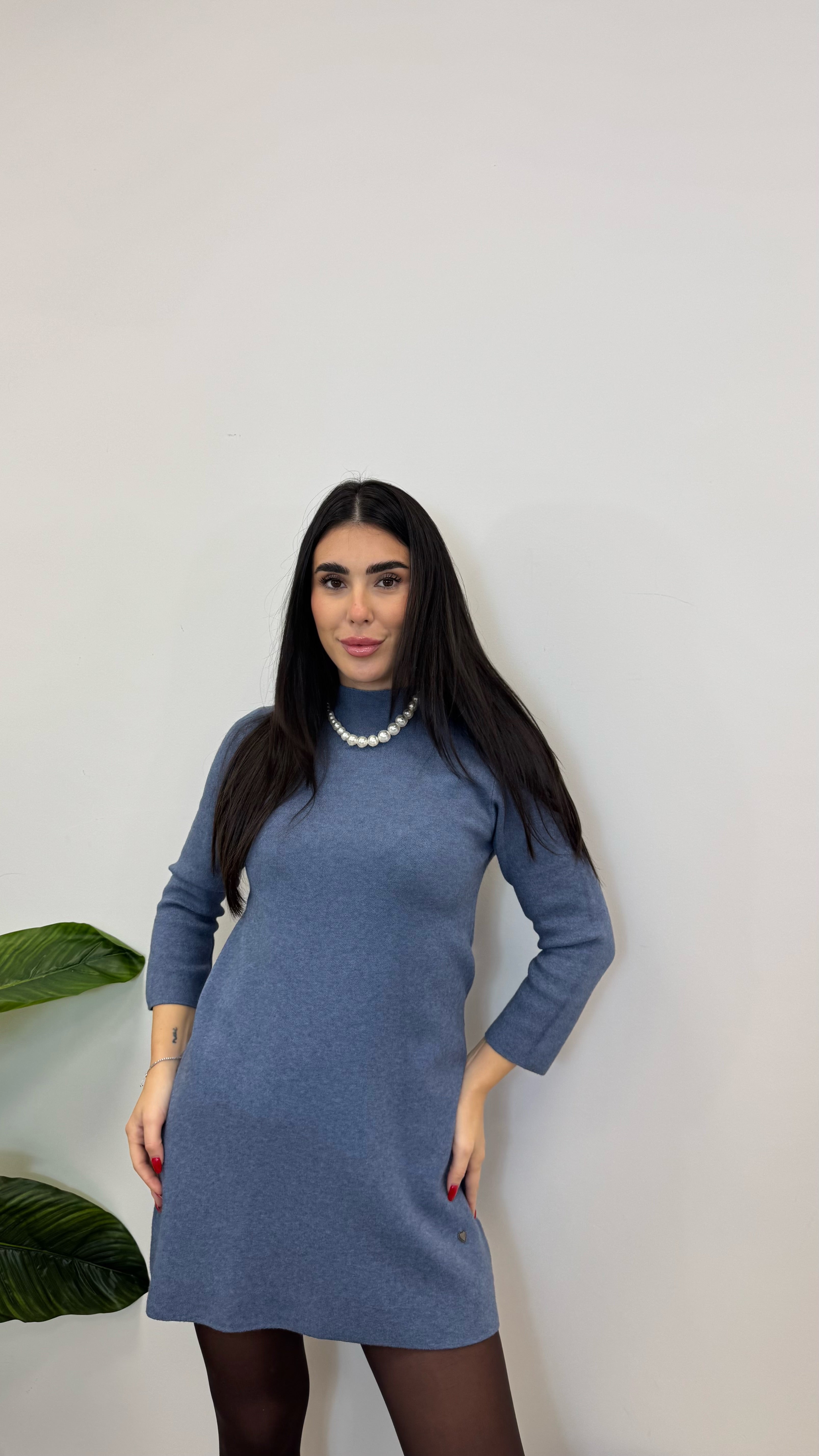 Minidress Cozy Ceruleo