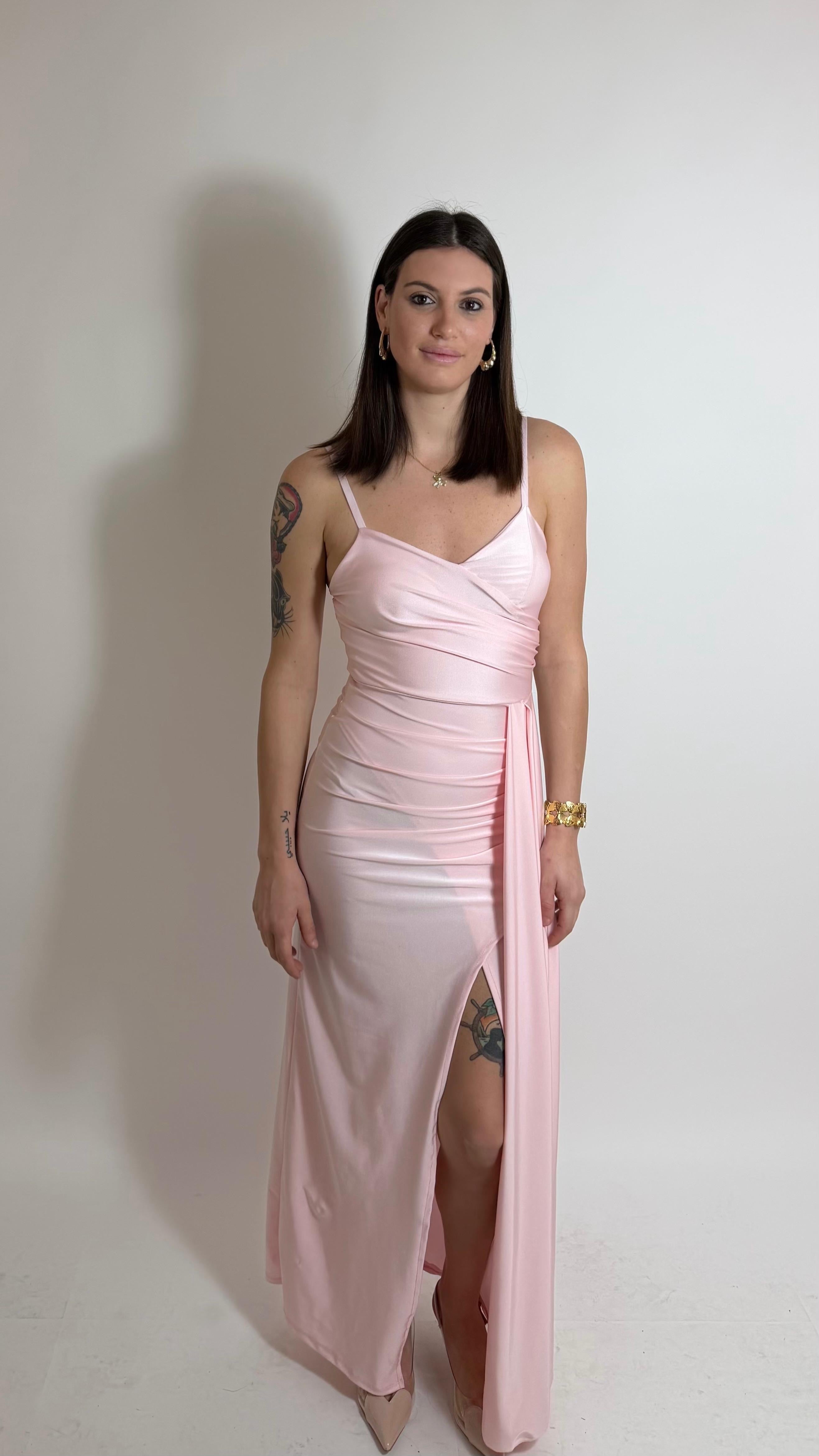 Abito Draped - Rosa