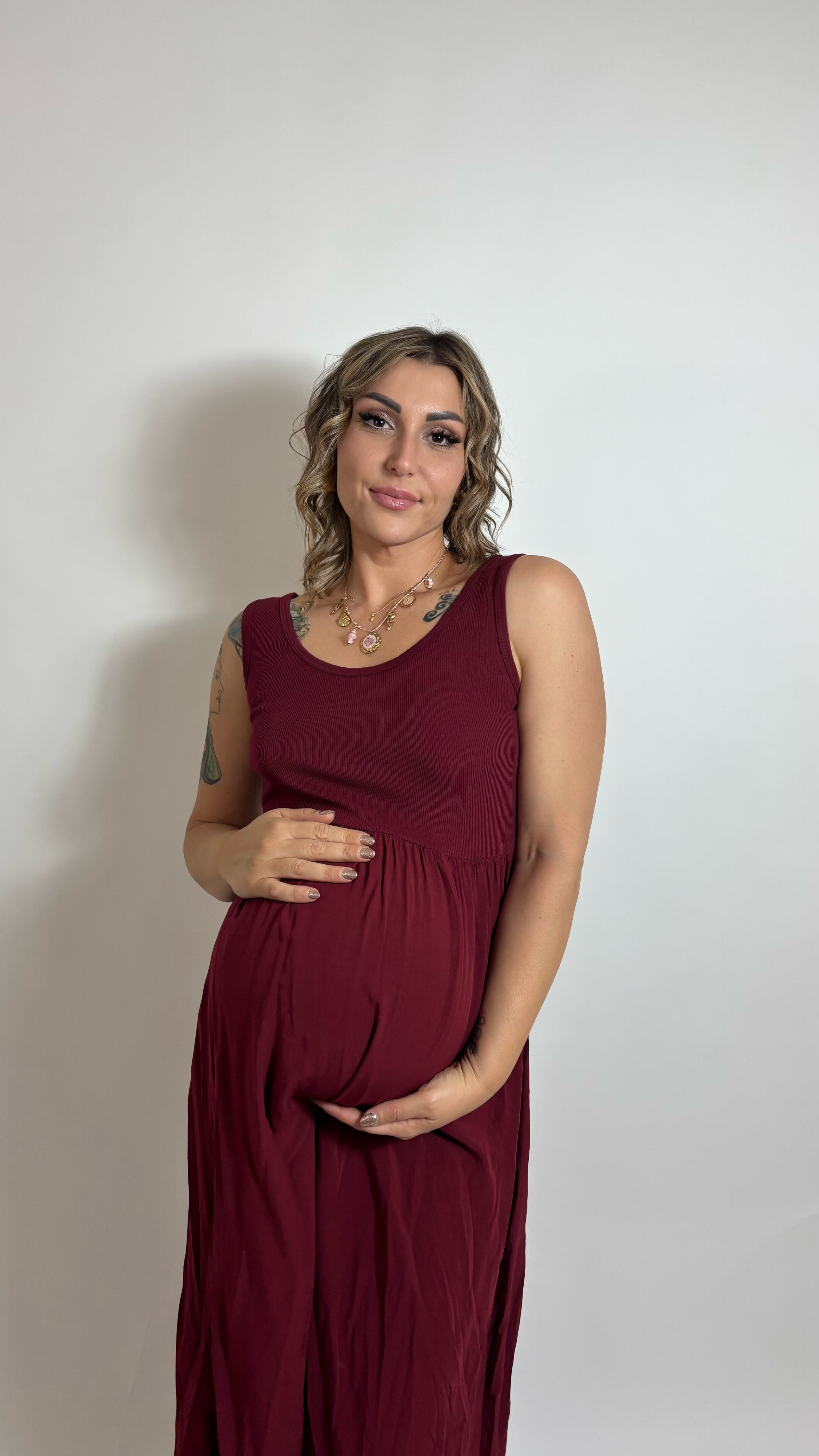 Abito Basic Tank Rosso India