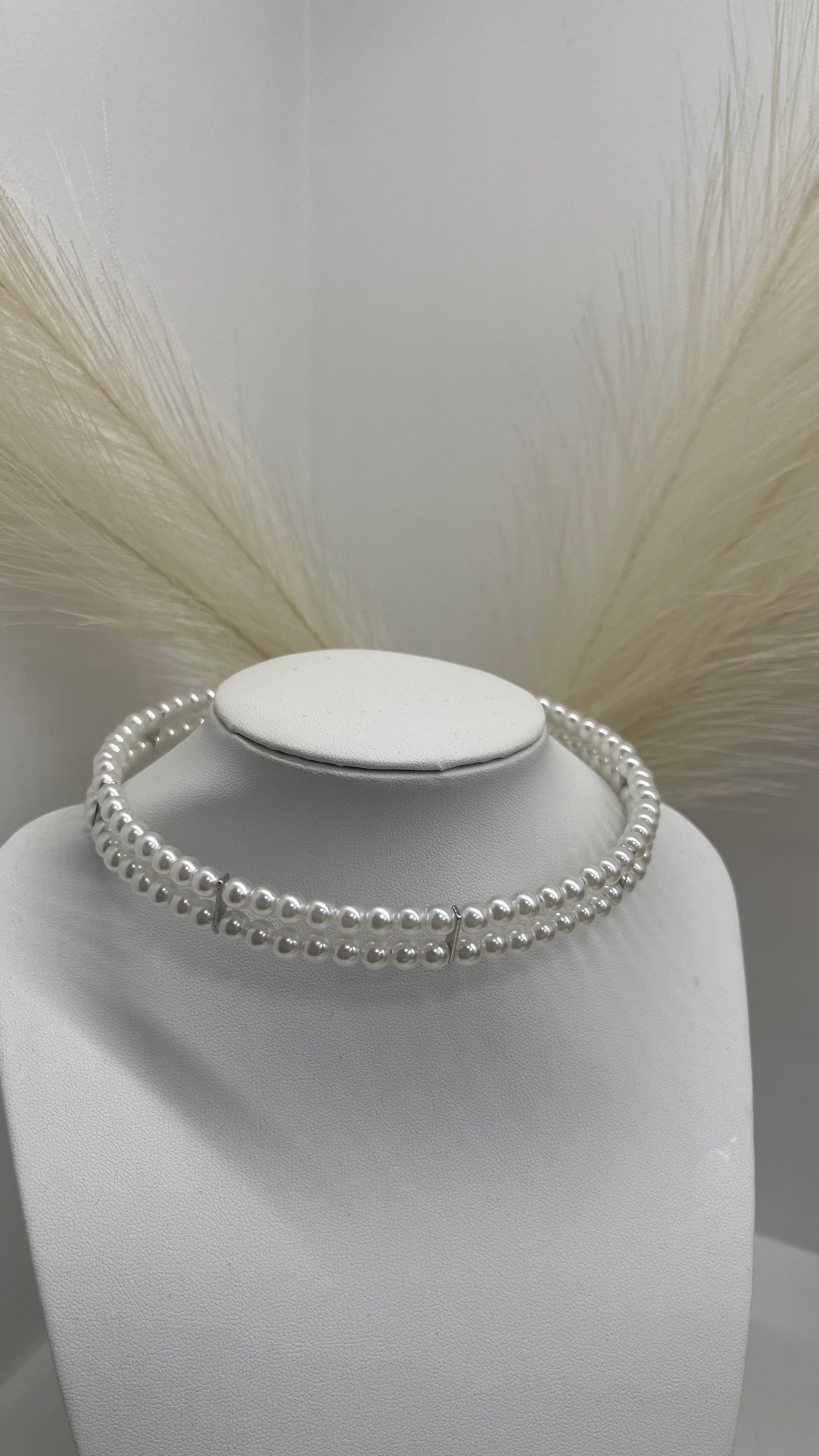 Collier Double Pearl