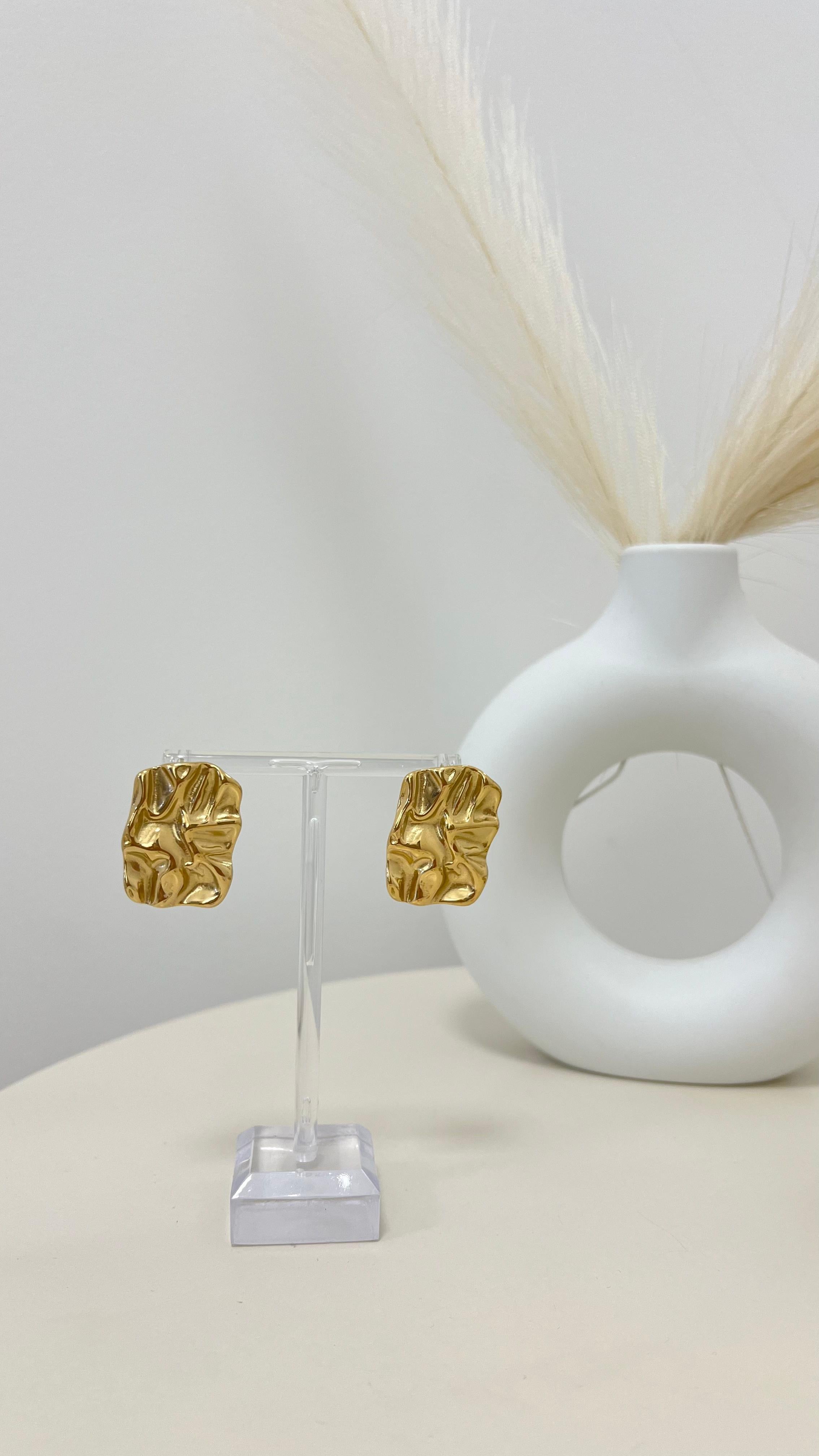Orecchini Gold Bottolati