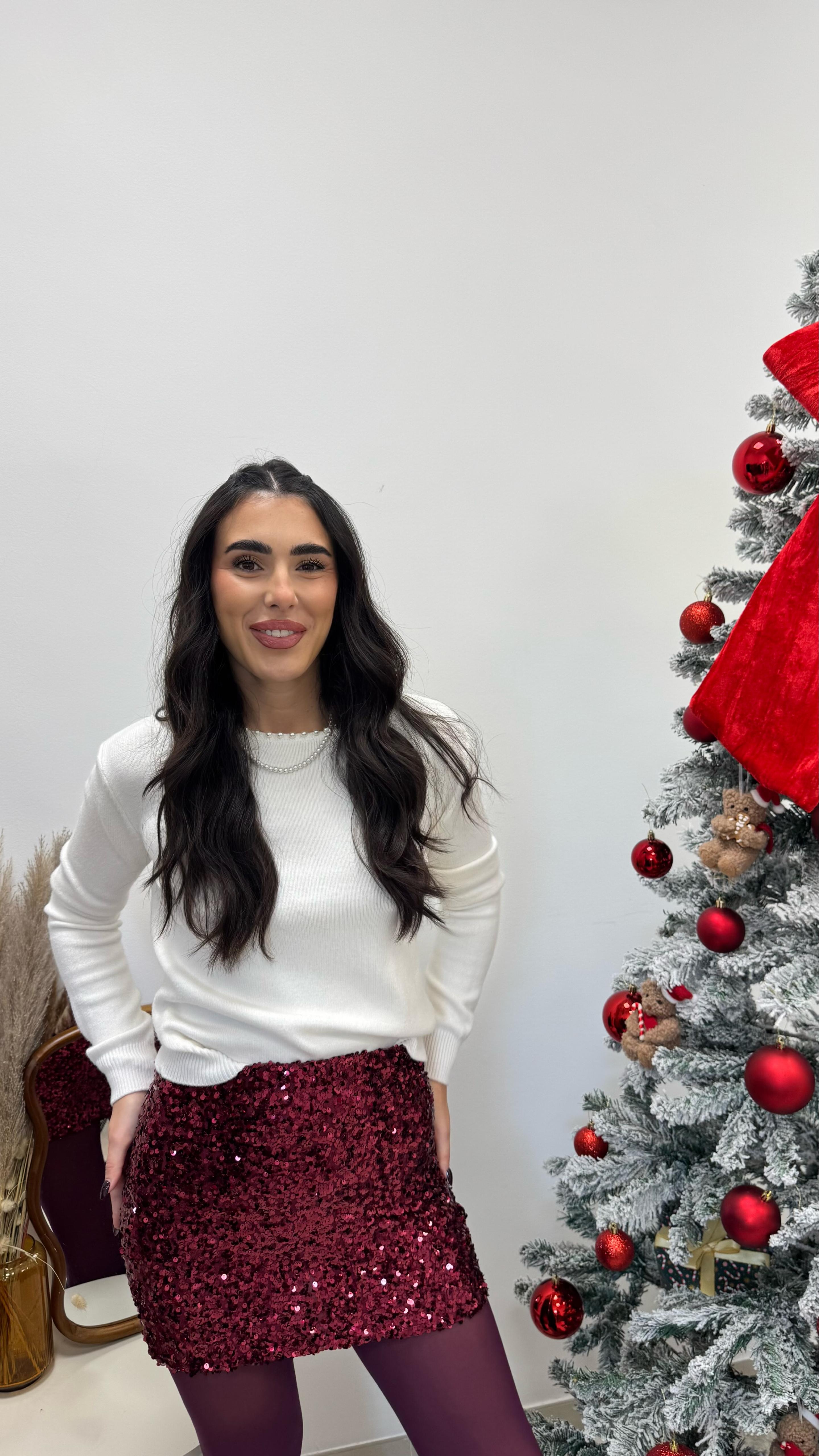 🥂Mini Paillettes Burgundy