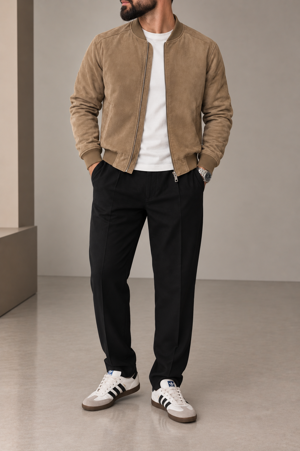 Bomber Uomo Suede