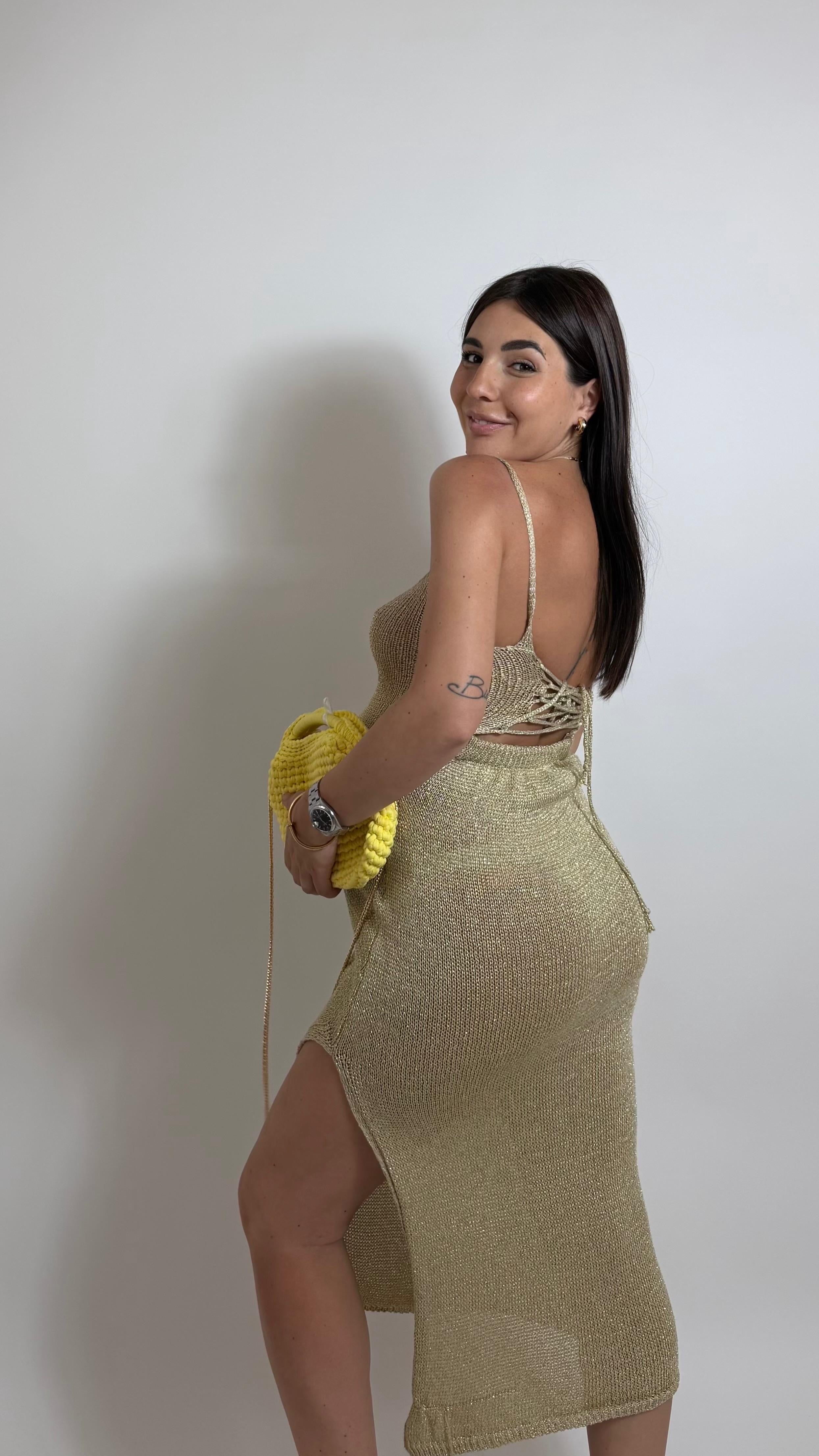 Abito Sparkling Sea Oro