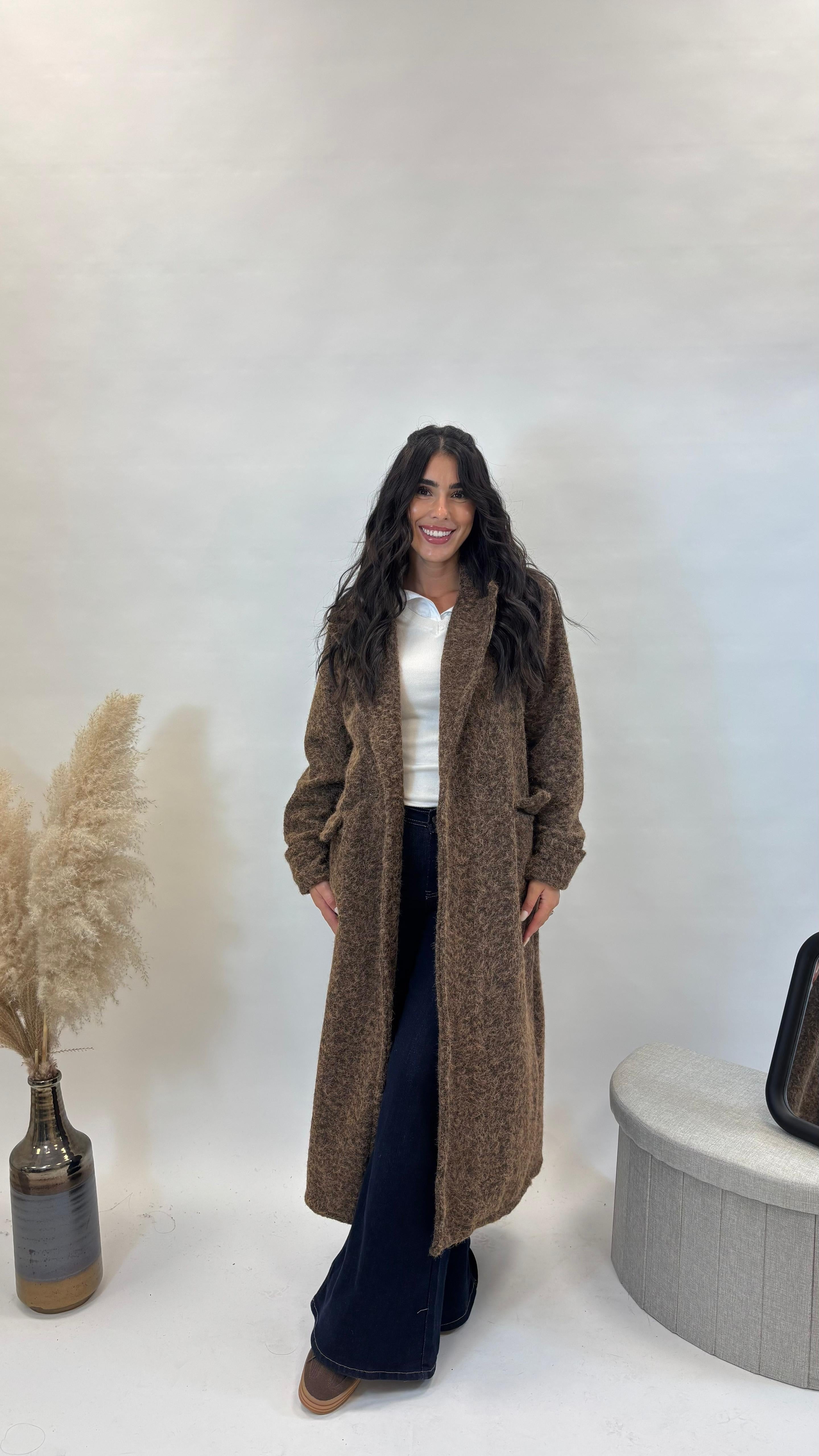 Cappotto Simil Teddy Choco