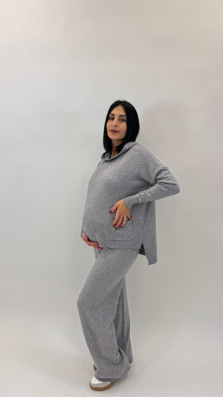Sporty Set Maglina Morbida Grigio Perla