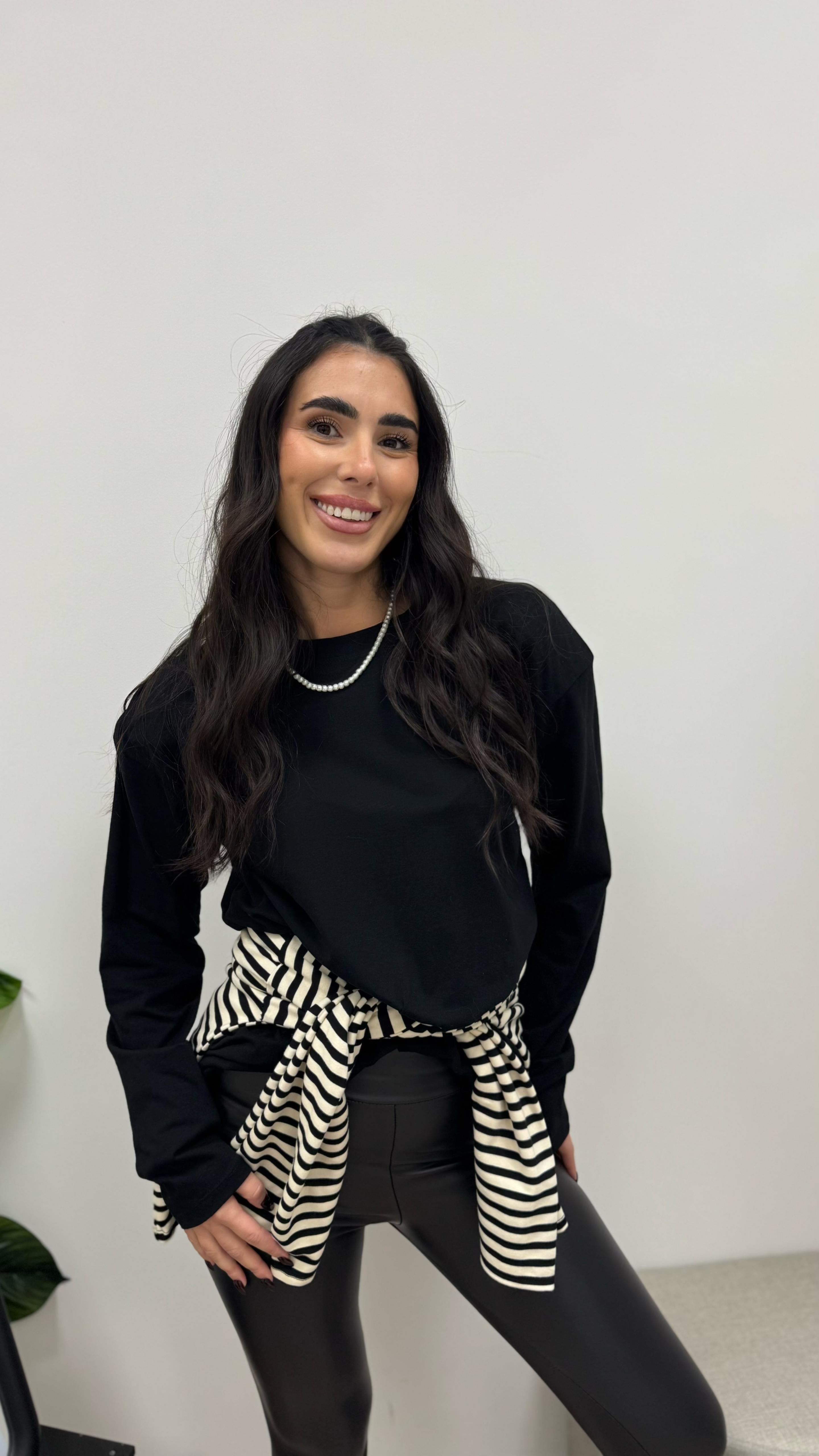 Leggins Ecopelle Nero