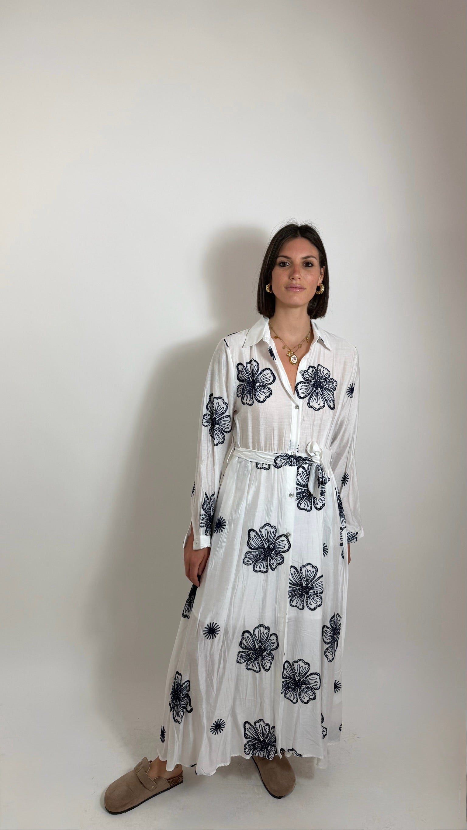 Maxi Dress Provenza Blu