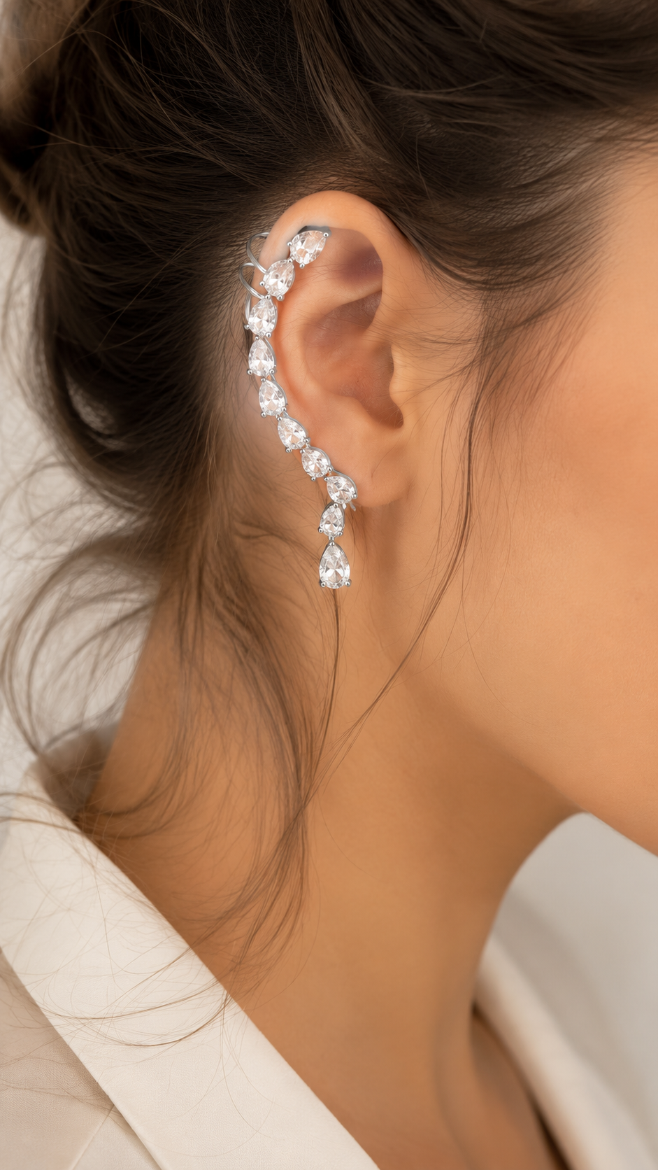 Ear Cuff Strass