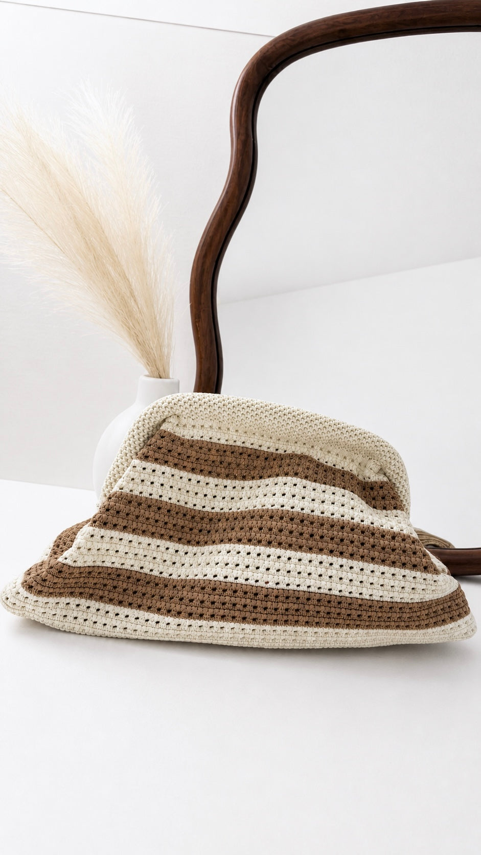 Clutch Bag Crochet Wave