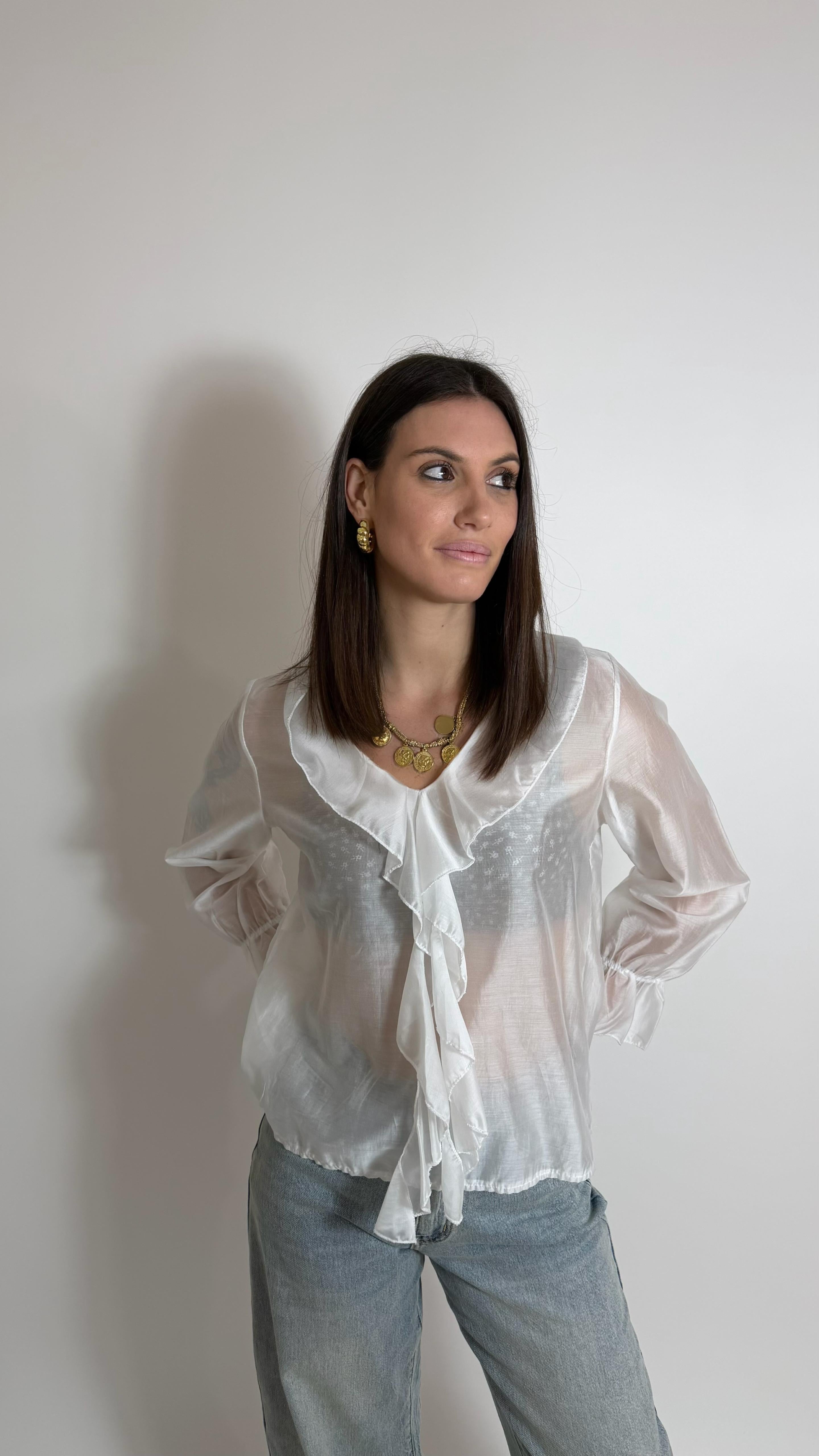 Blusa Voulant Bianca