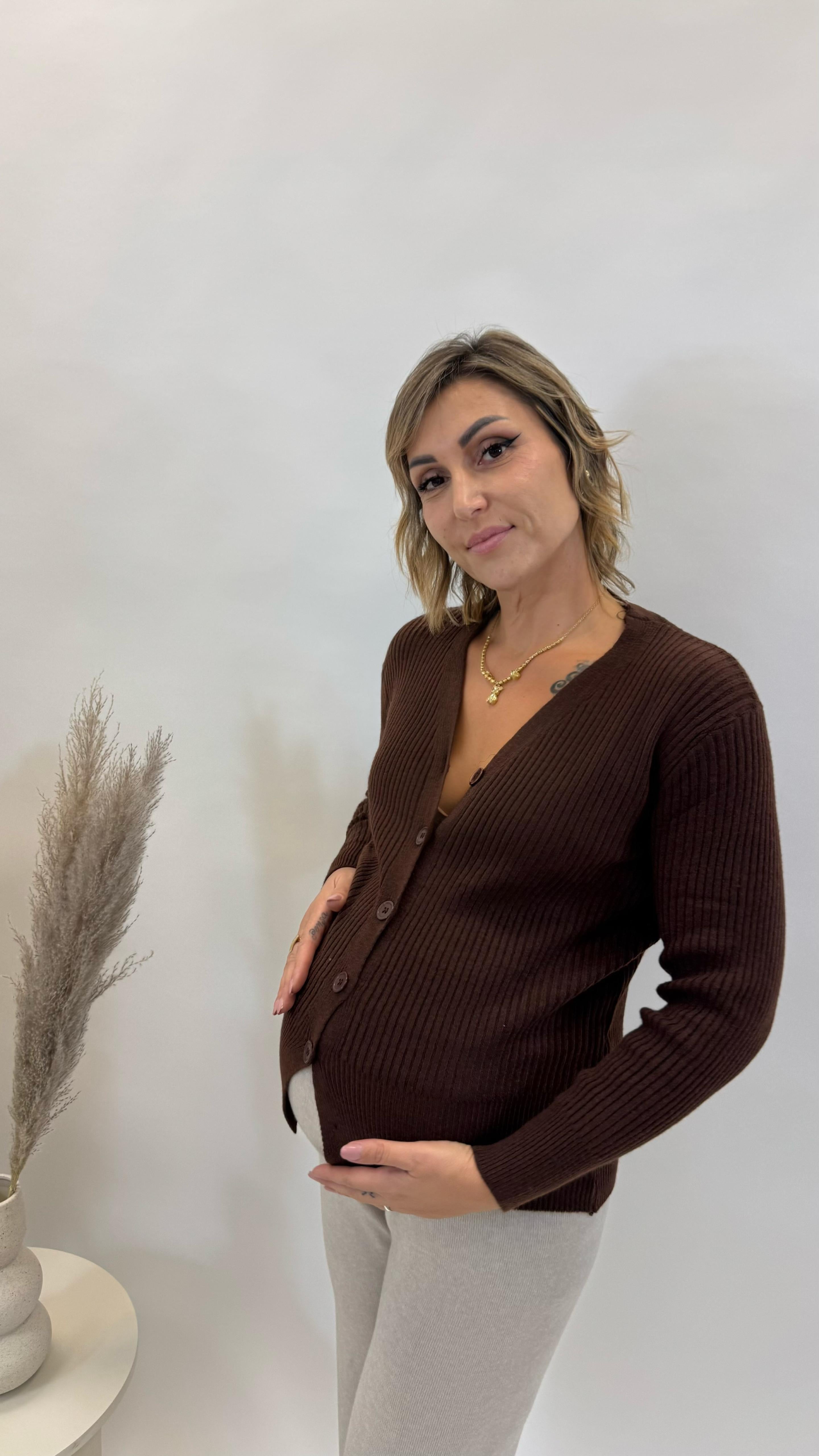 Cardigan Pull Cioccolato