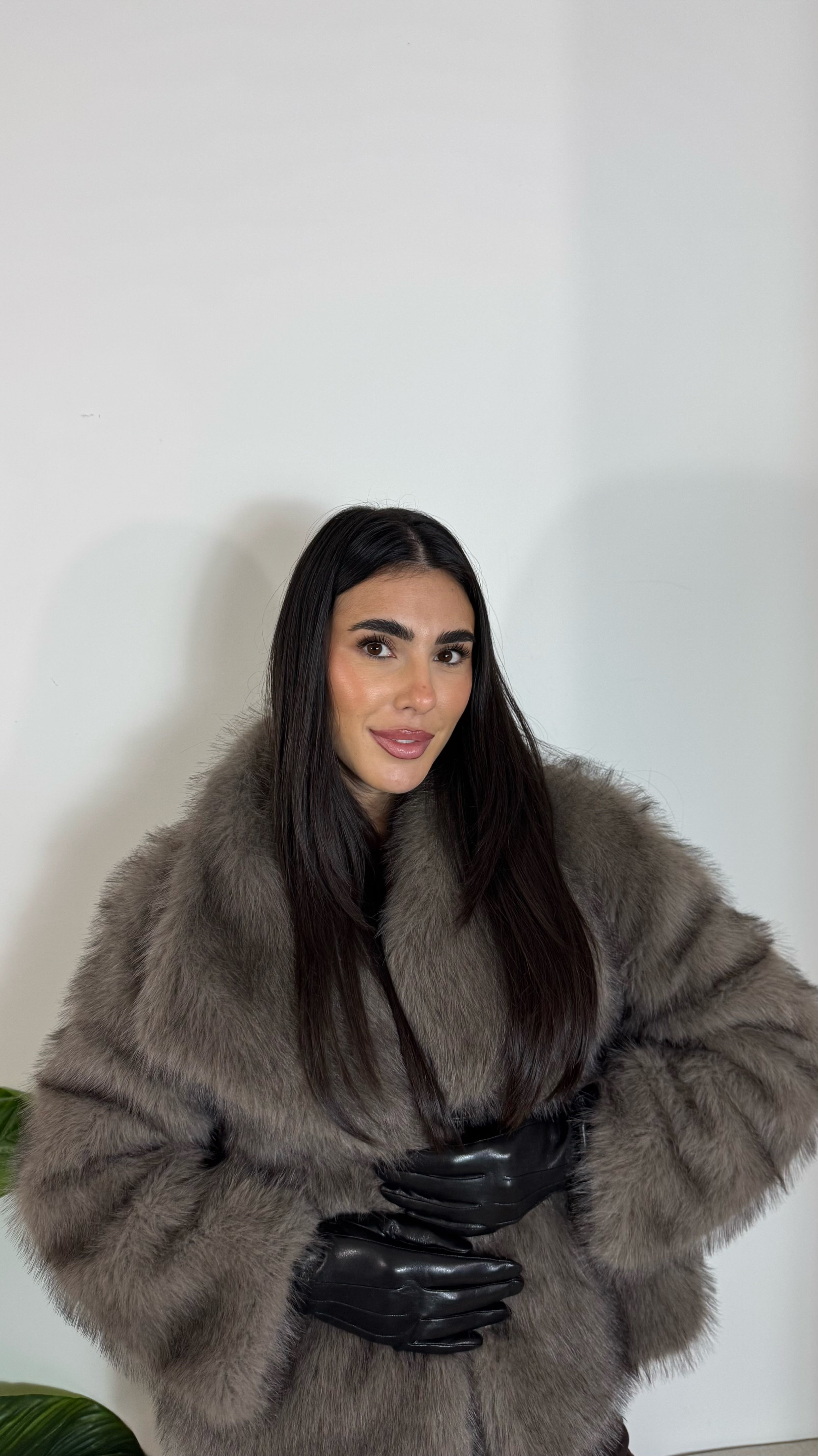 Guanti Similpelle Neri-No Fibbia