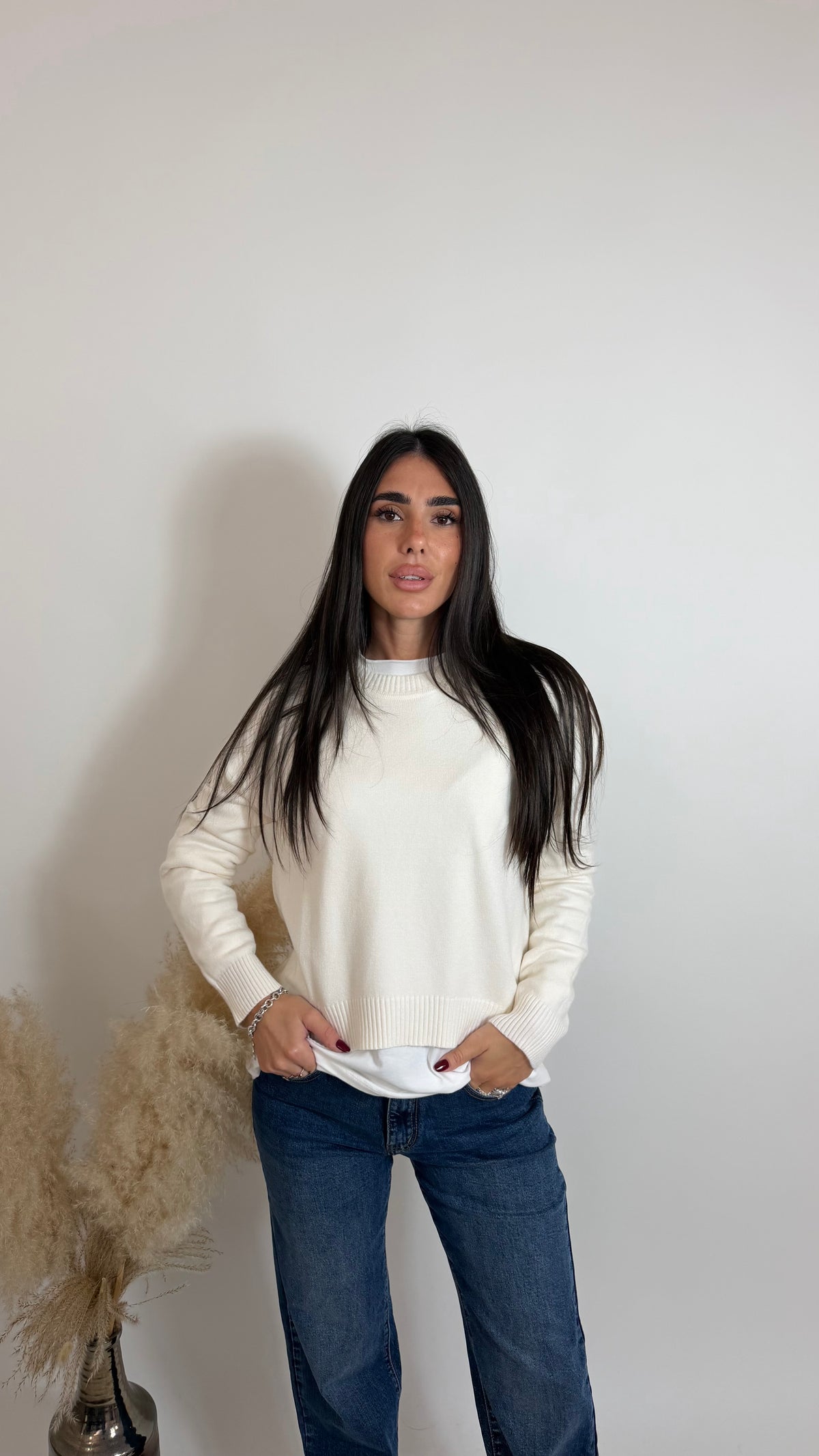 Pull Daily Girocollo Burro