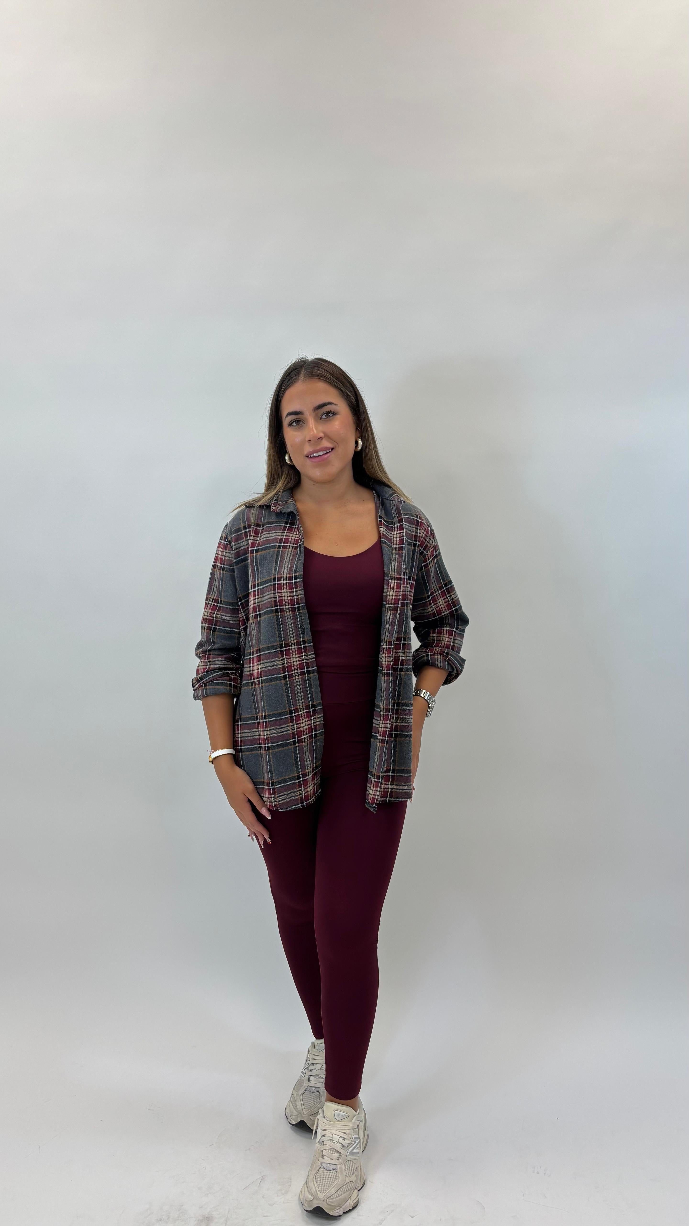 Leggins Lycra Burgundy