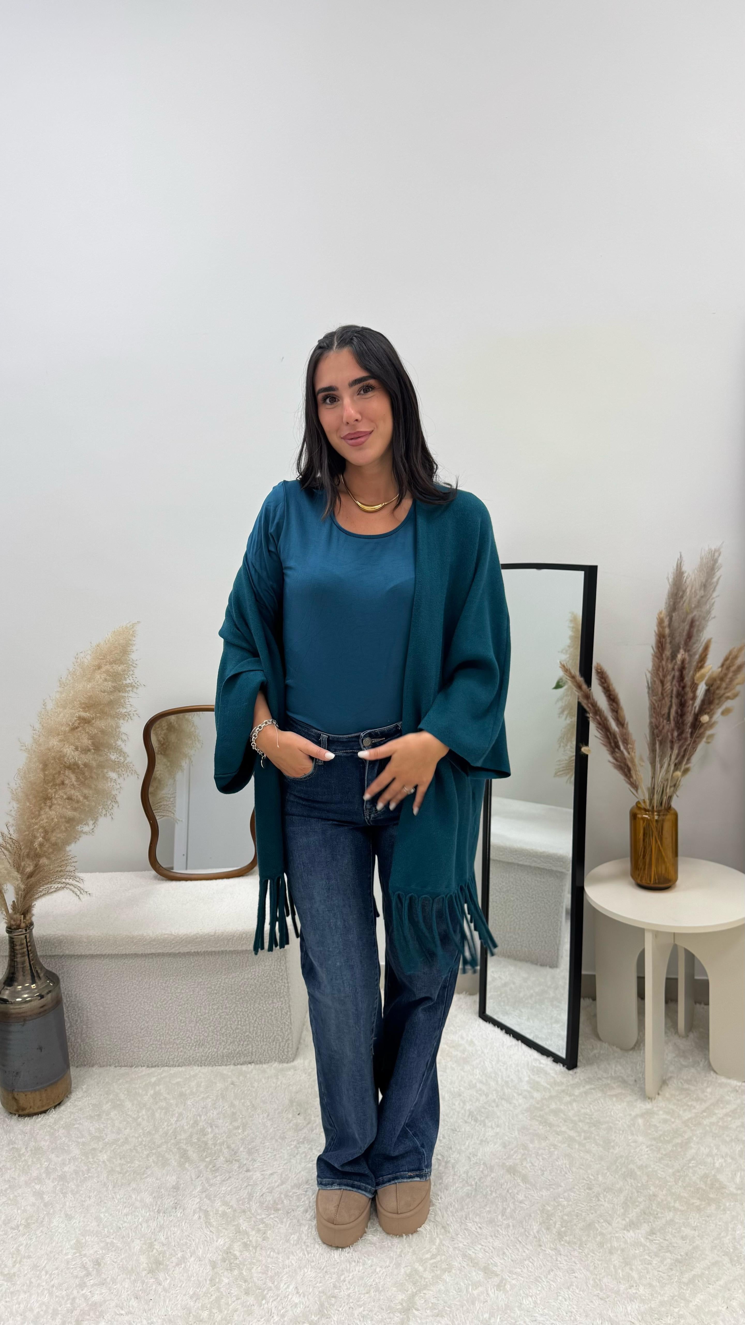 Maglia Basic Pile Interno Ottanio