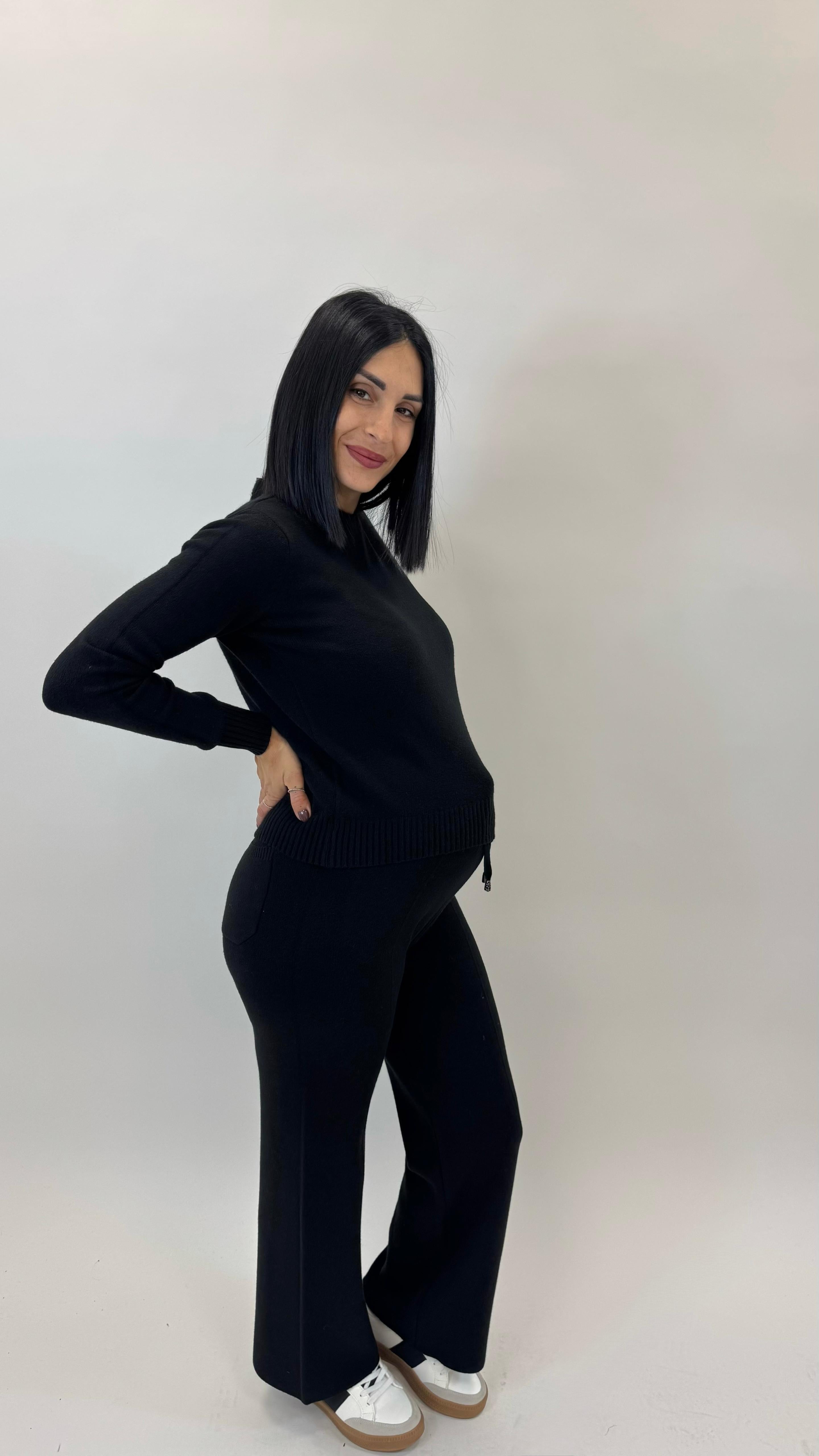 Pull Maglina Morbida Top Quality Nero