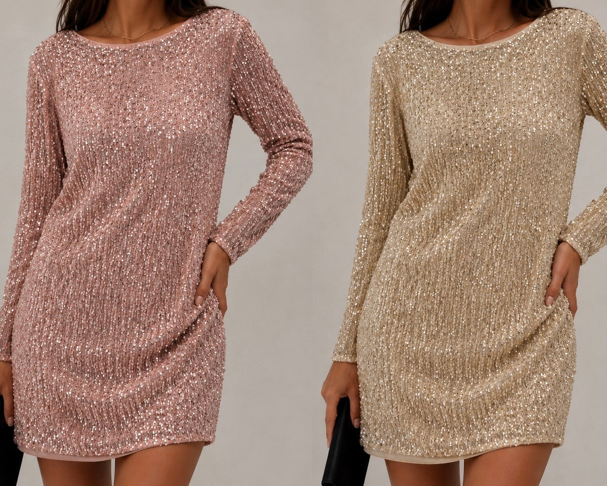 Abito Velvet Paillettes