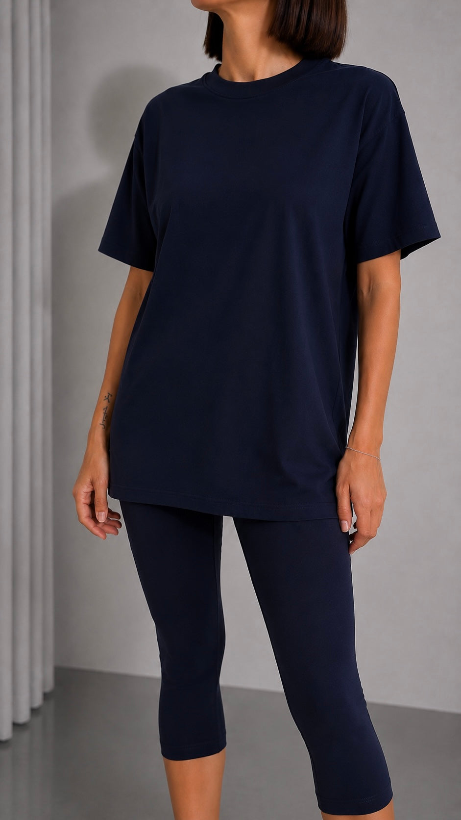 T-shirt Over Blu