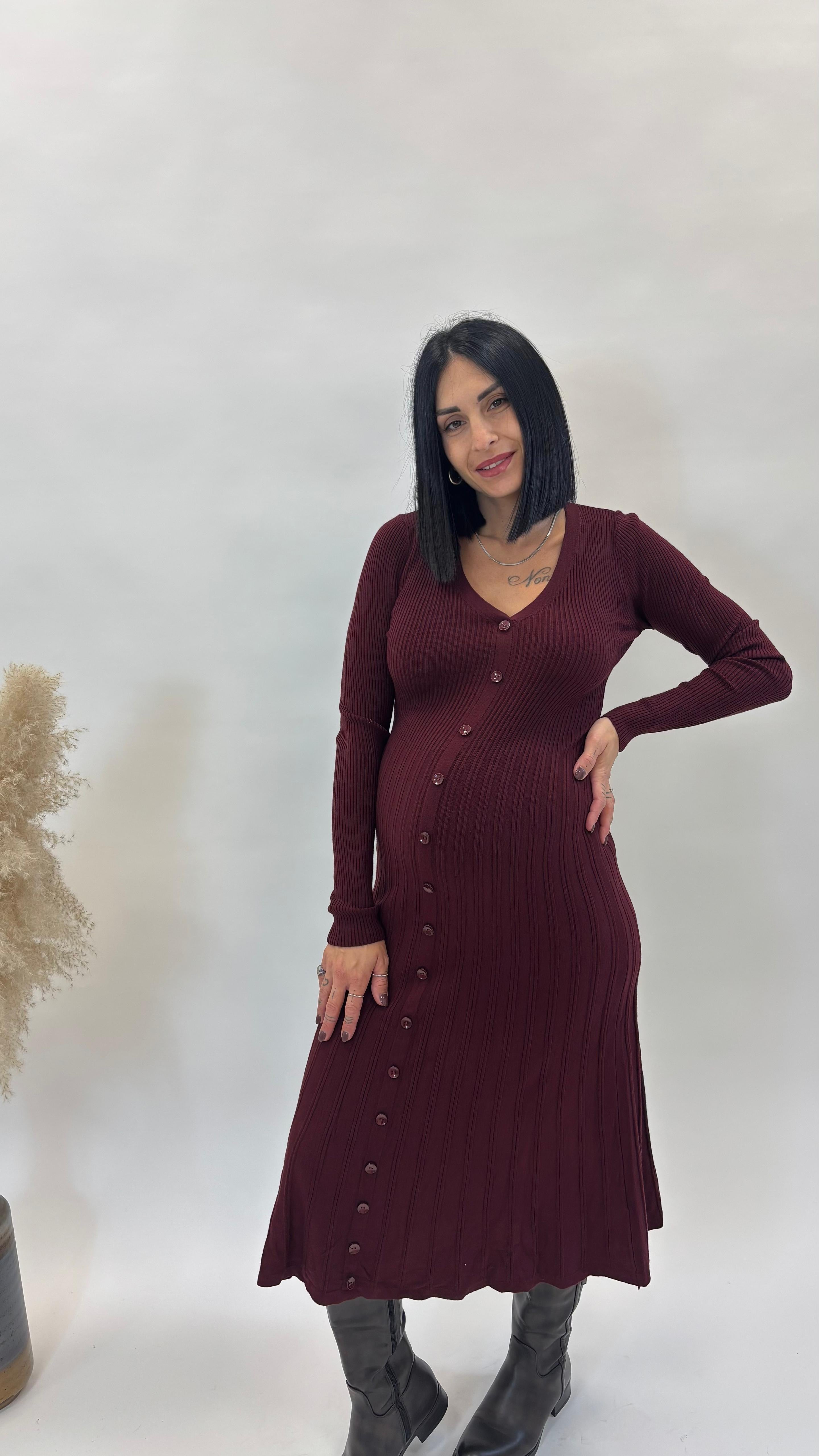Abito Gala Burgundy