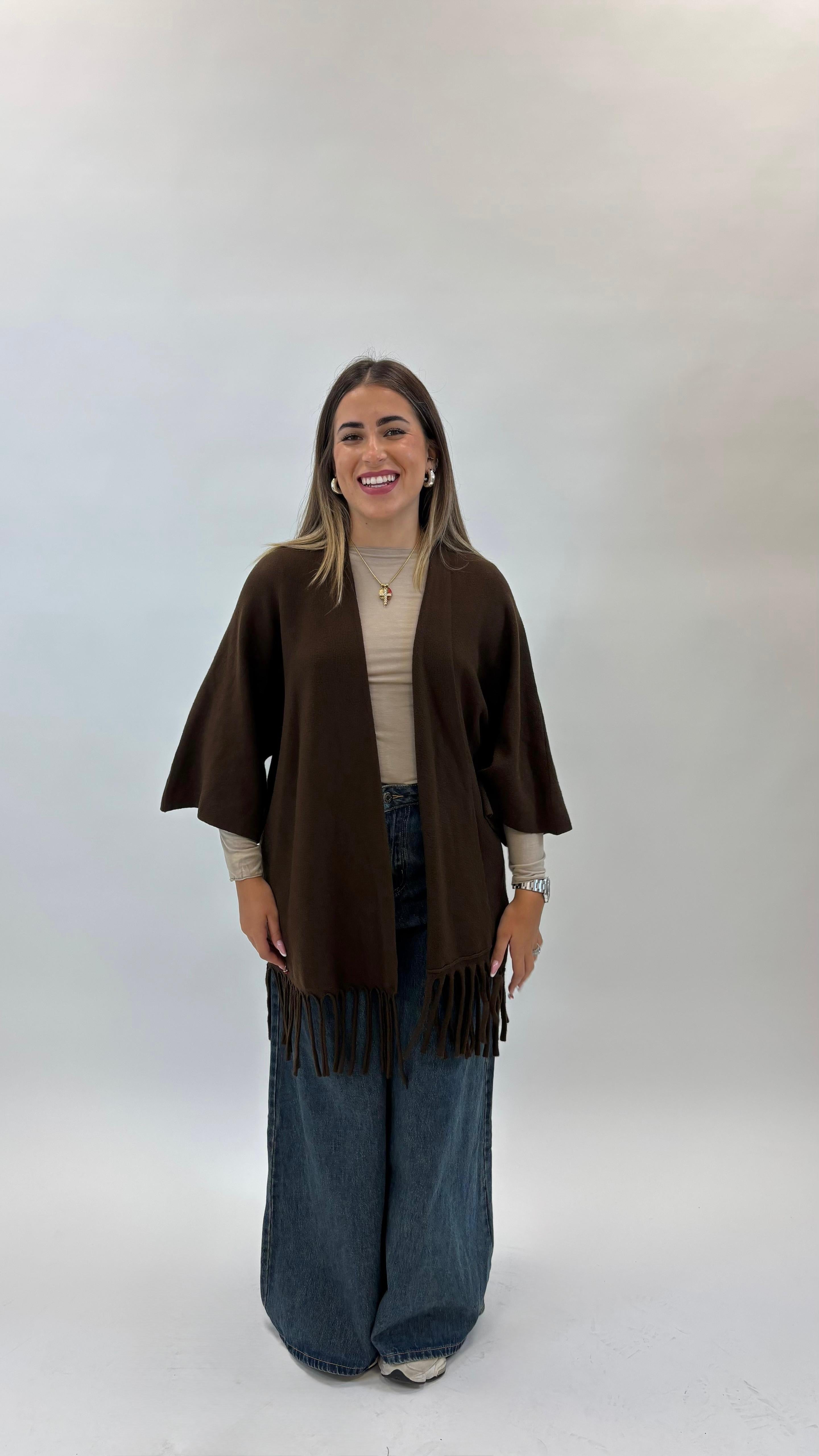 Cardigan Manica Campana Choco