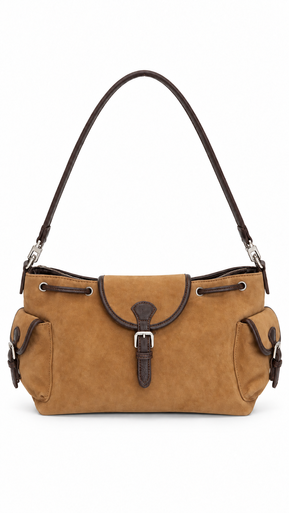 Borsa Cargo Suede Camel