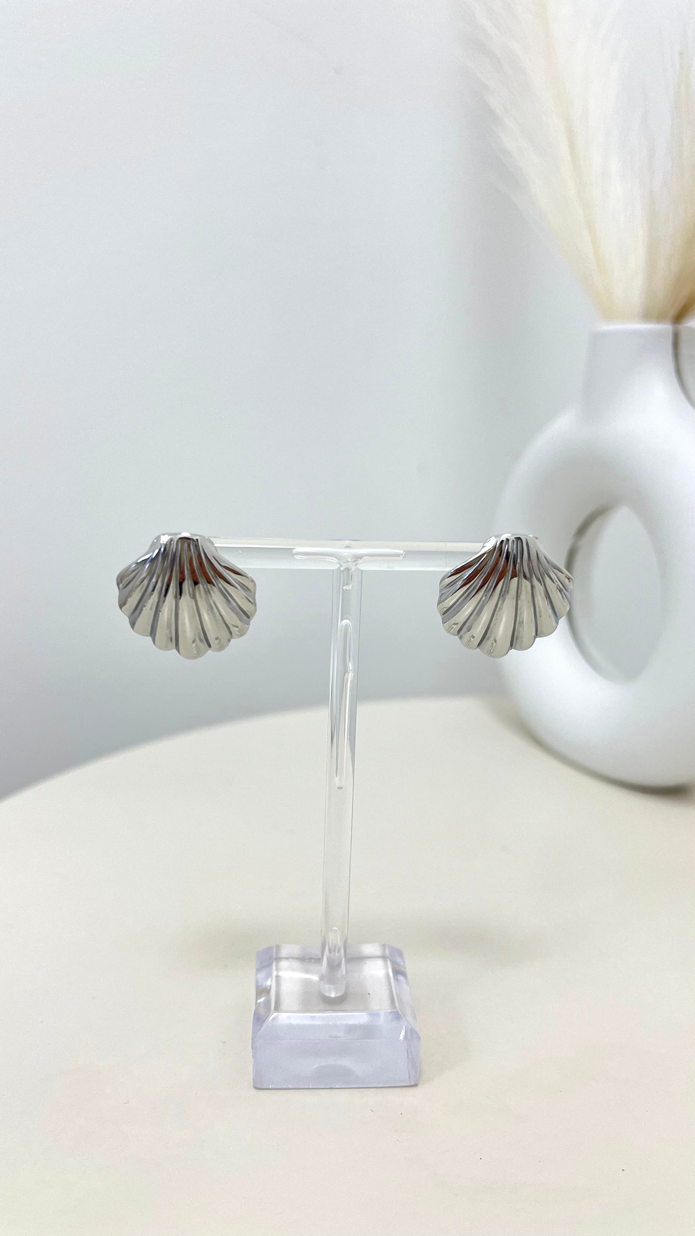 Orecchini Conchiglia Silver
