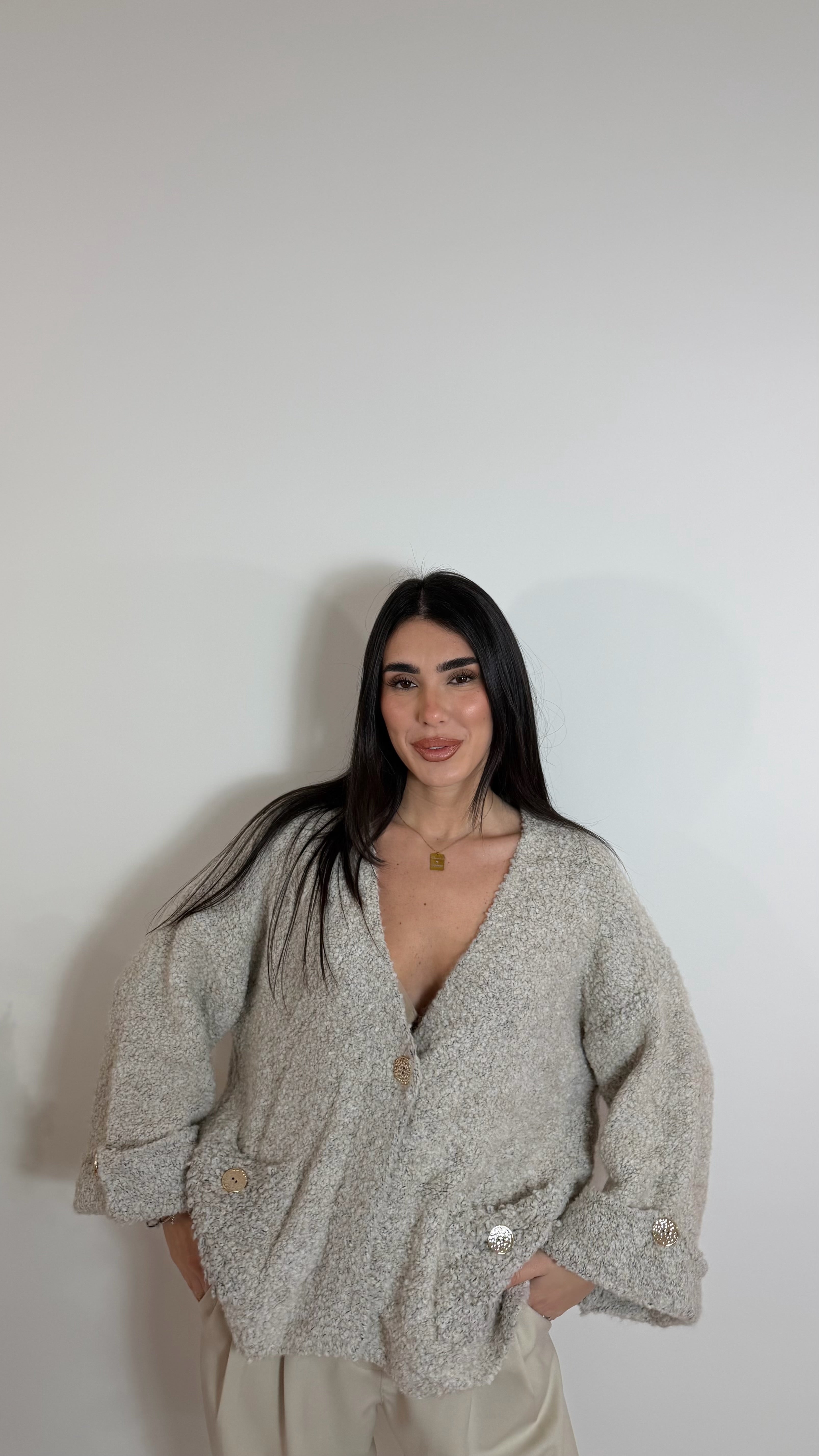 Cardigan Mantella Bouclé