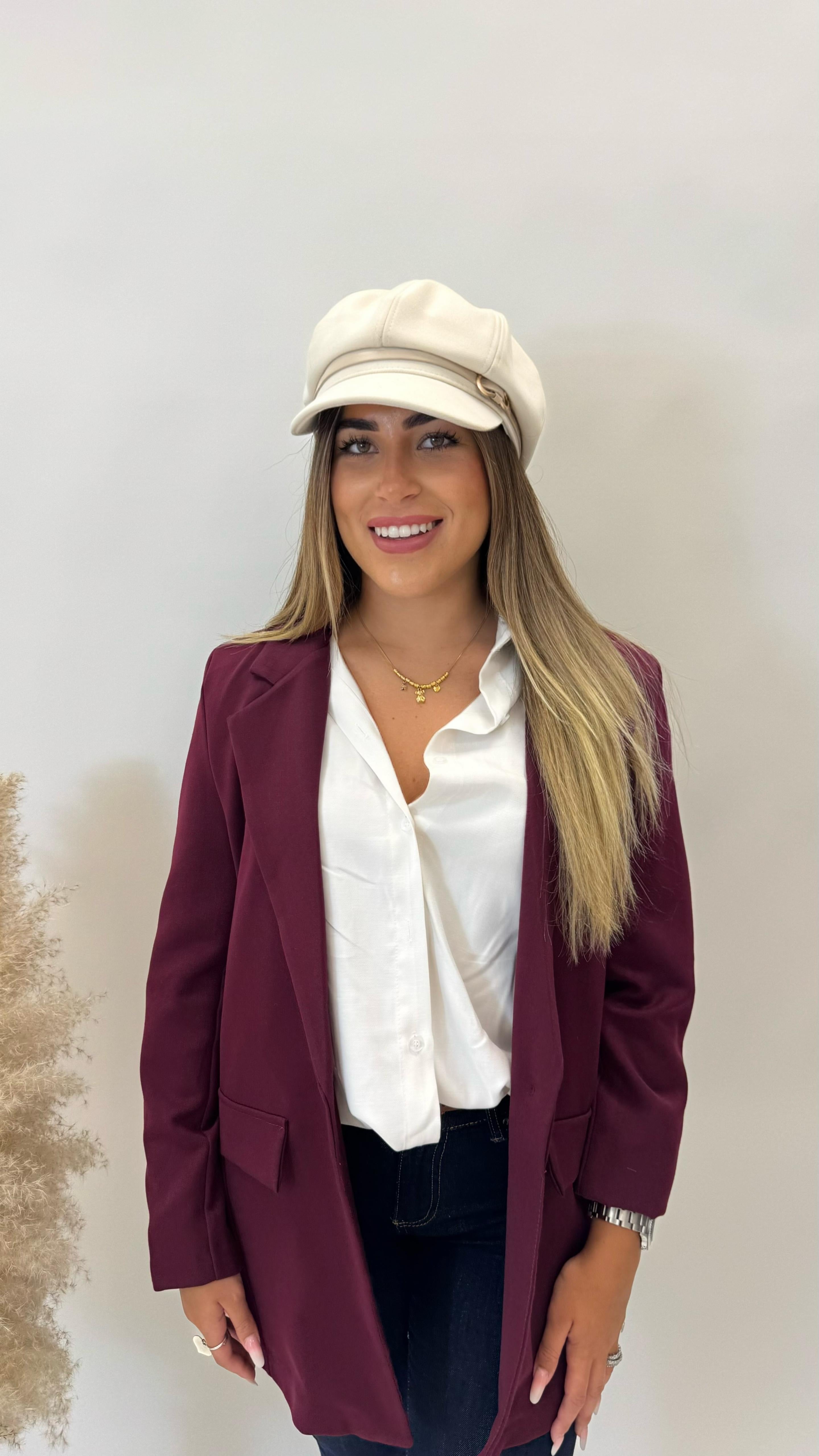 Giacca Oversize Rosso India