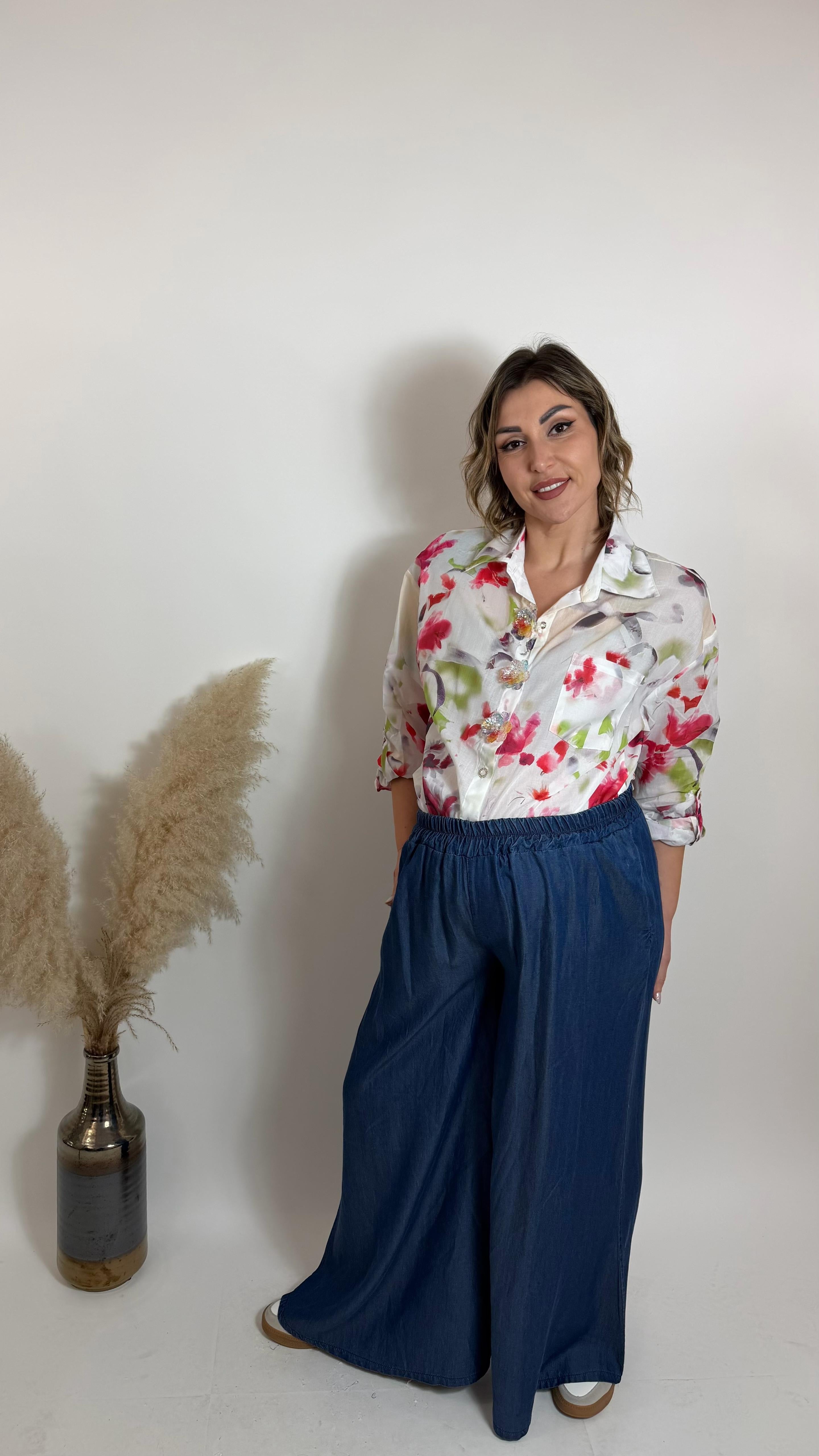 Pantalone Chambray