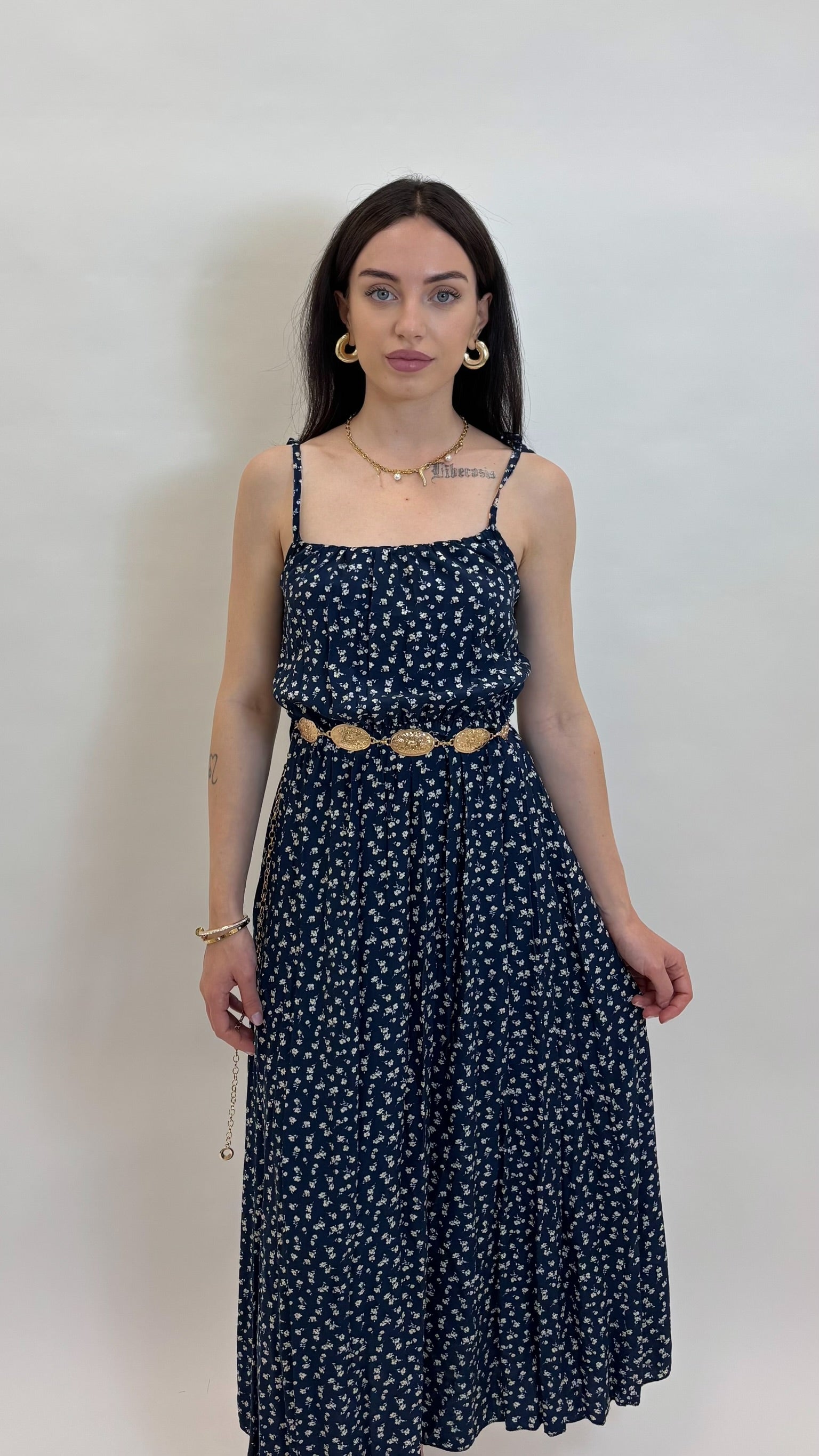 Abito Bloom Blu
