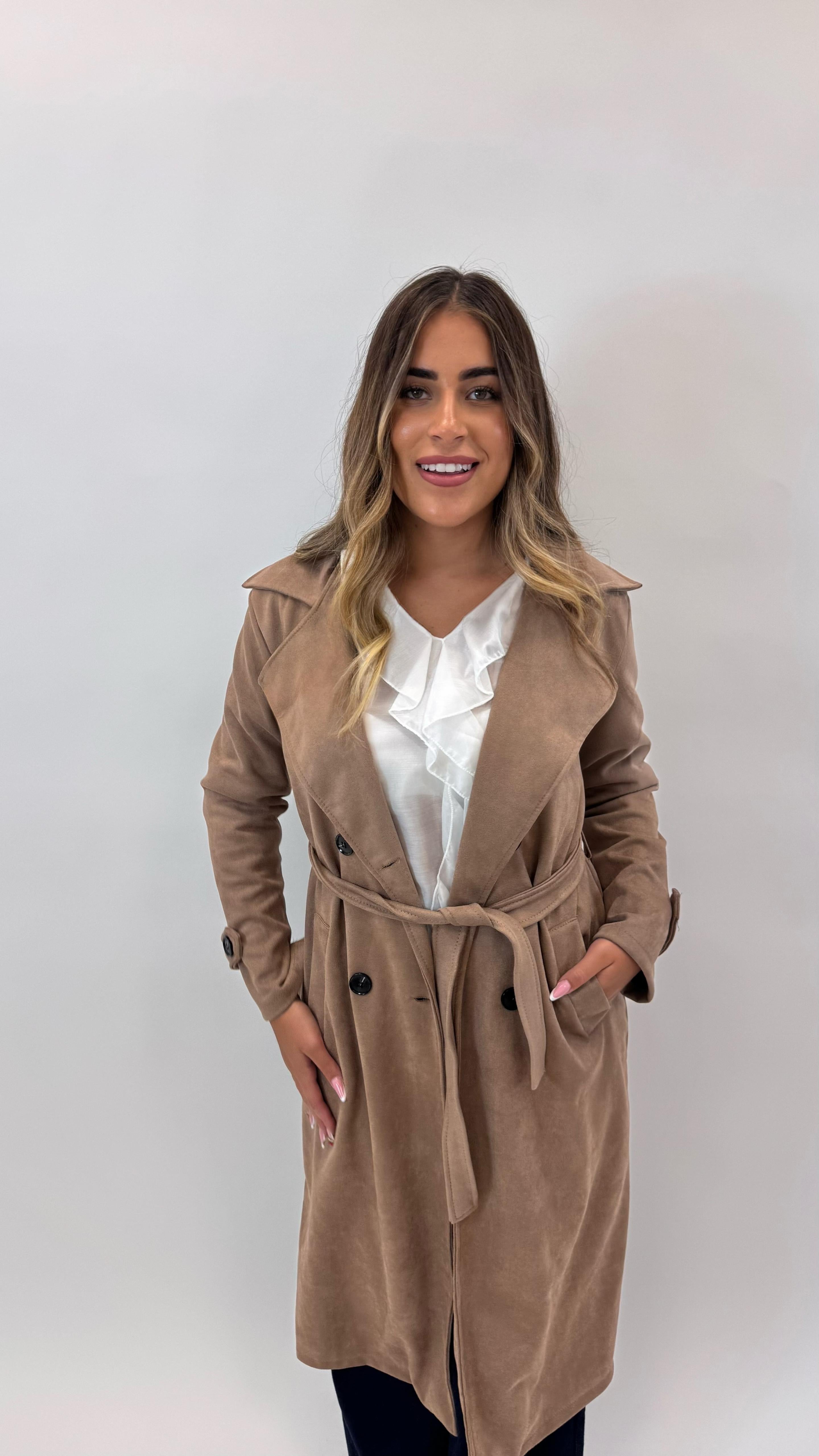 Trench Suede Khaki