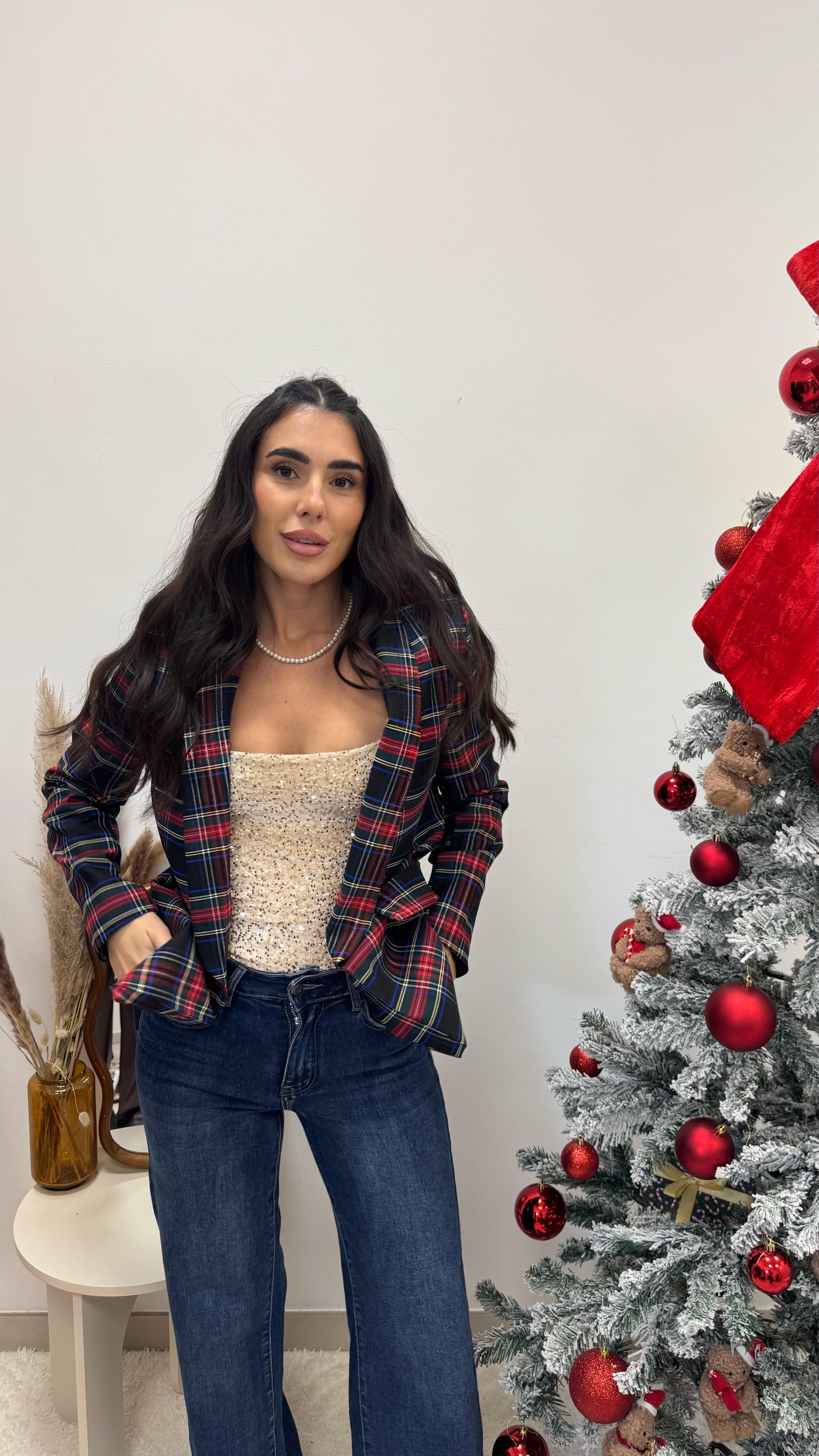 🥂Body Paillettes Velvet Champagne