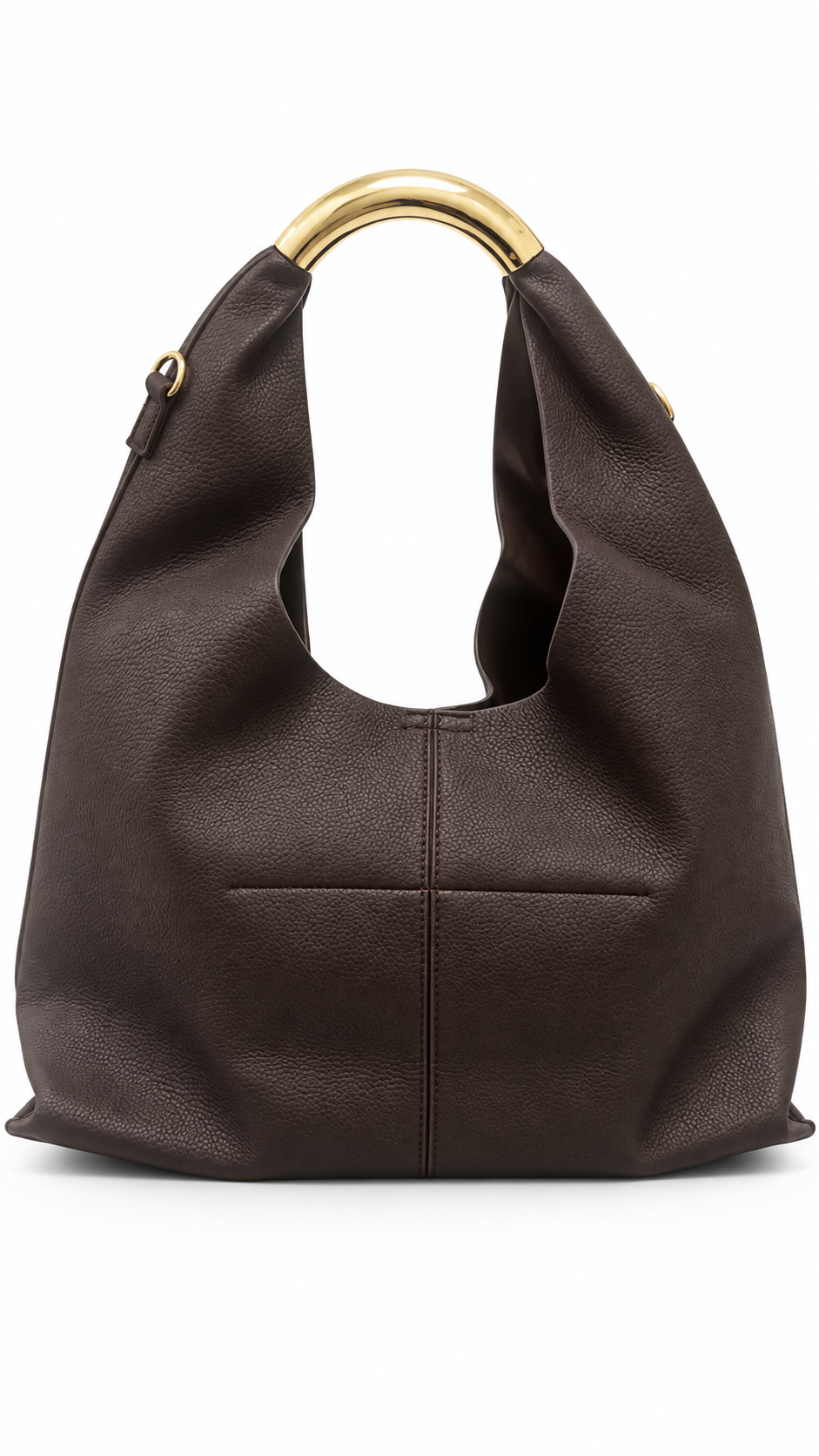 Bag Hobo Gold Handle Testa di moro