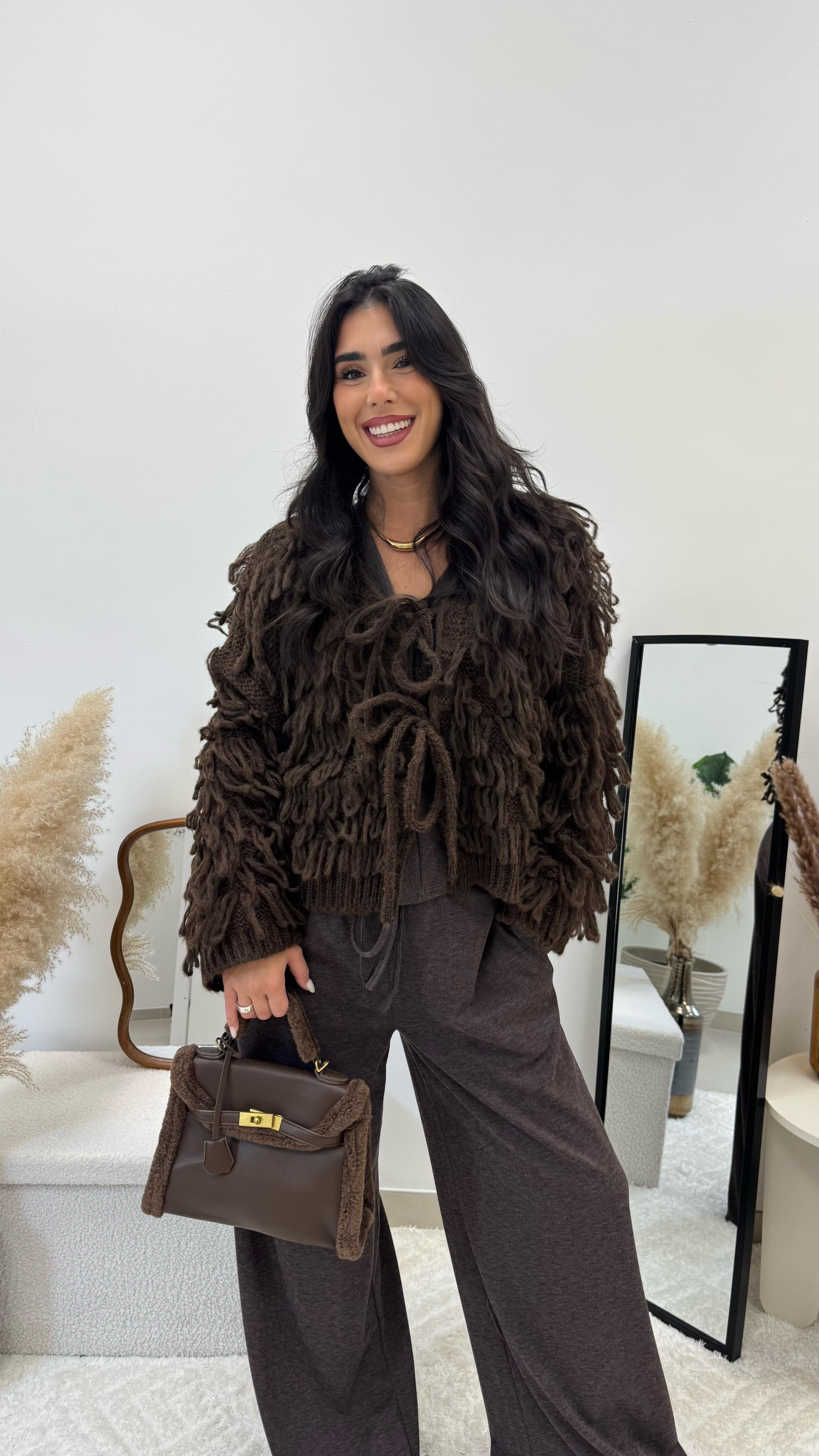 Cardigan Cozy Brown