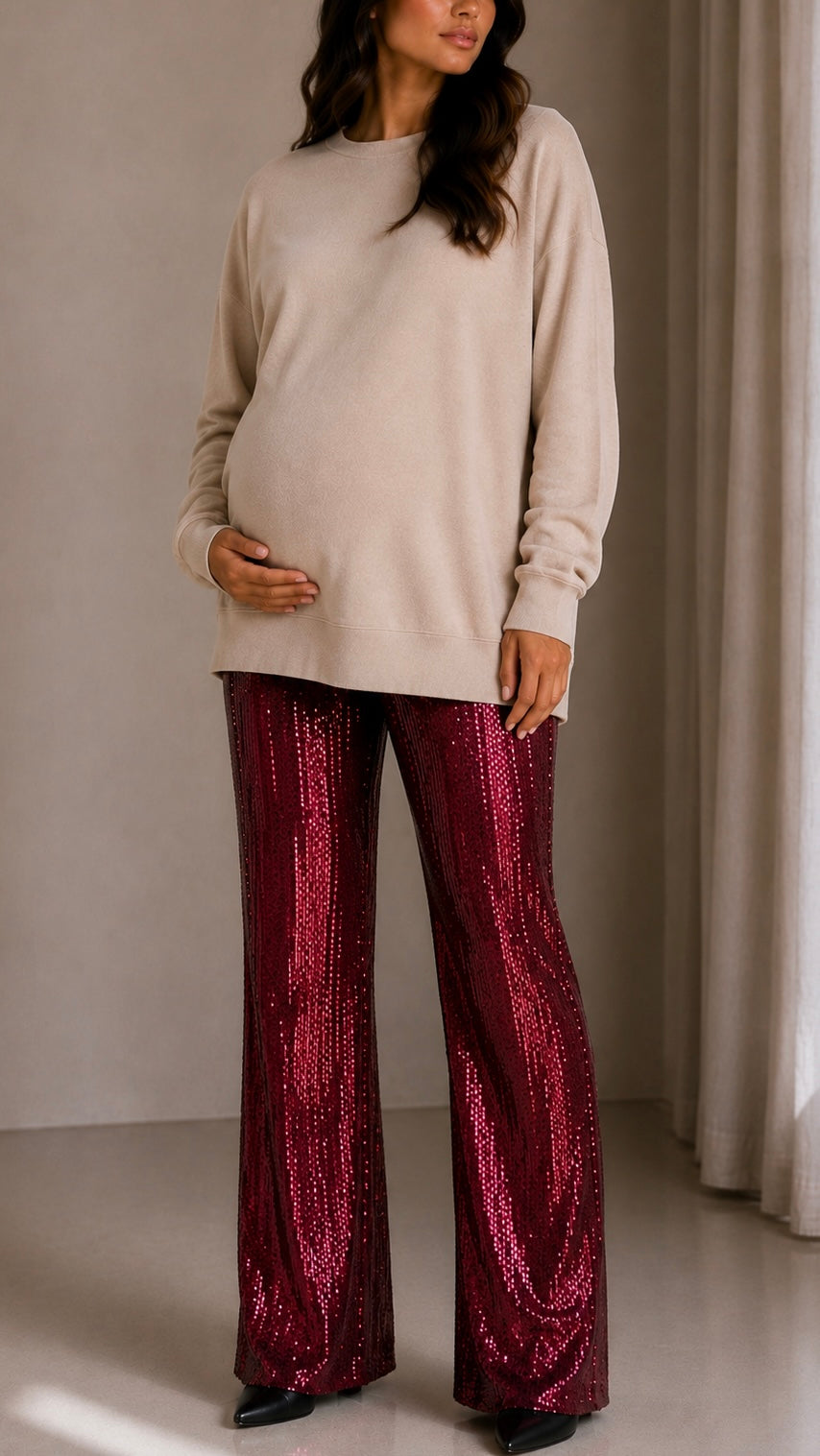 Panta Flare Sparkling Burgundy
