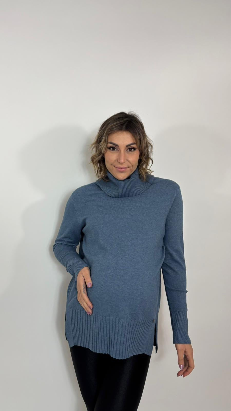 Pull Soft Button Ceruleo