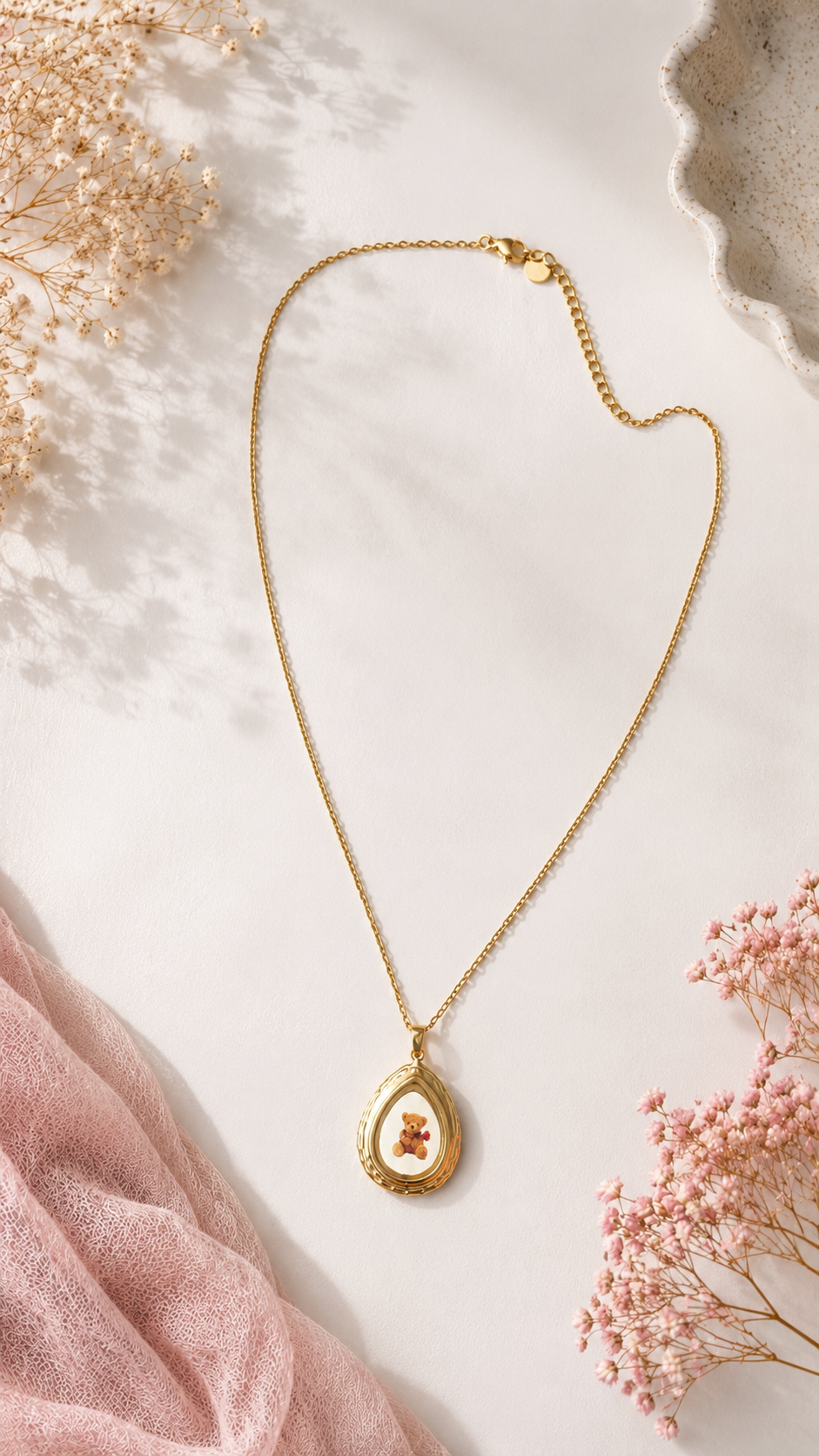 Collana Teddy Goccia