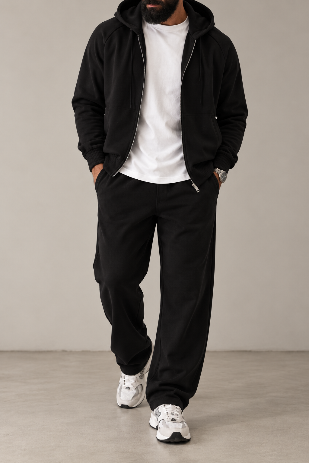 Pantalone in Felpa Nero