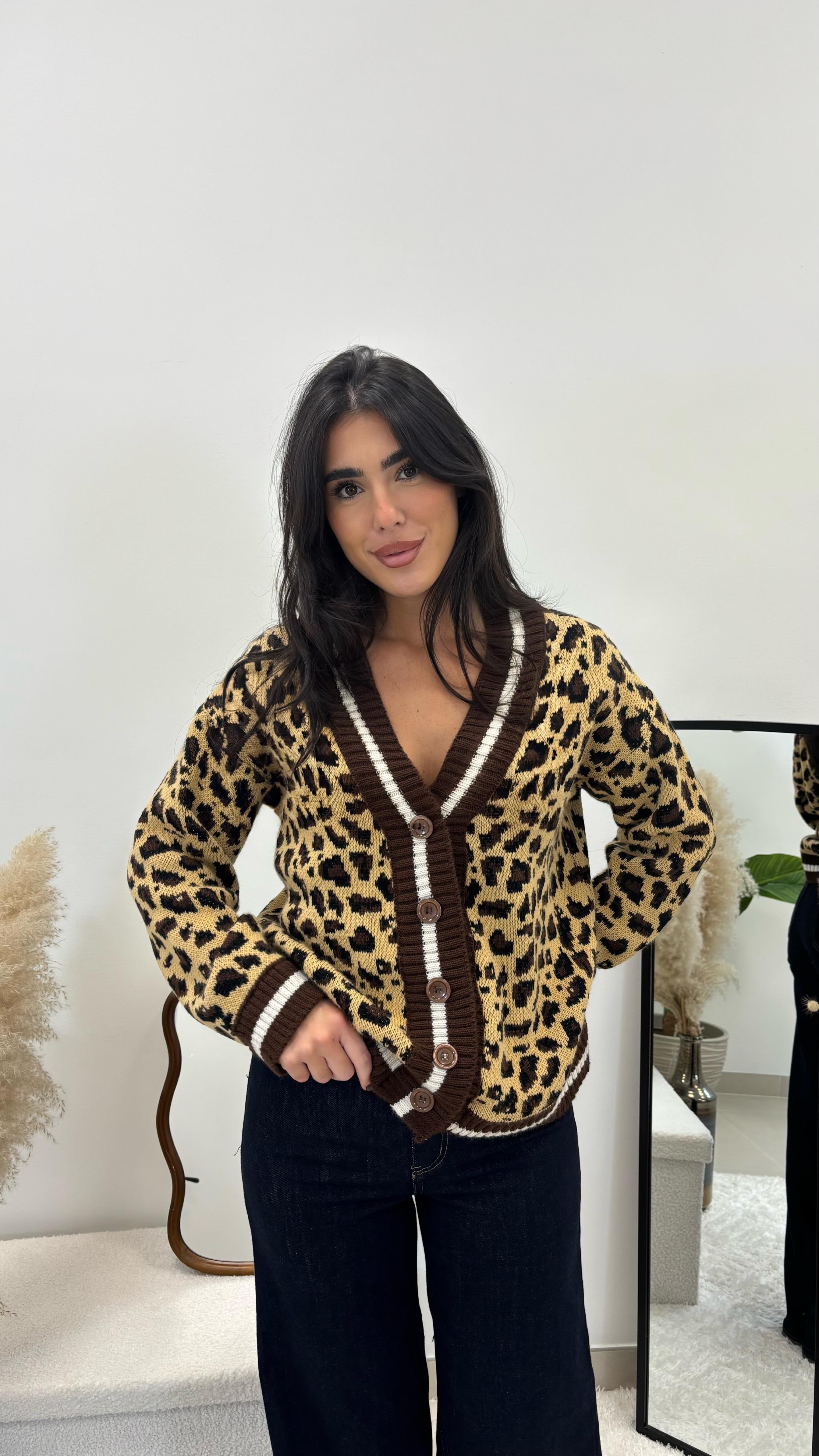 Cardigan Over Animalier